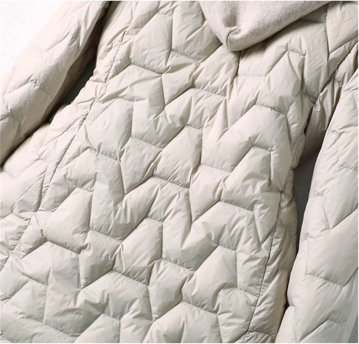 HBEIDAHUANG ژاکت زنانه پاییزه زمستانه، ژاکت بلند زنانه با پر اردک، آستین ضد باد، رنگ ثابت، کلاه بافتنی (رنگ: Hortel، سایز: L) HBEIDAHUANG ژاکت زنانه پاییزه زمستانه، ژاکت بلند زنانه با پر اردک، آستین ضد باد، رنگ ثابت، کلاه بافتنی (رنگ: Hortel، سایز: L)