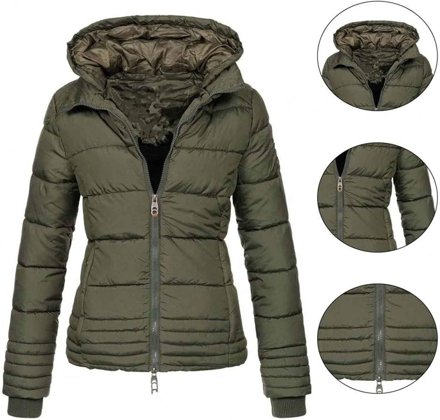 HBEIDAHUANG ژاکت پایین زنانه ژاکت زمستانی کت با بافت نرم جامد زمستانی ژاکت پایین کلاه دار لباس گرم غیر رسمی (رنگ: Hortel، سایز: L) HBEIDAHUANG ژاکت پایین زنانه ژاکت زمستانی کت با بافت نرم جامد زمستانی ژاکت پایین کلاه دار لباس گرم غیر رسمی (رنگ: Hortel، سایز: L)