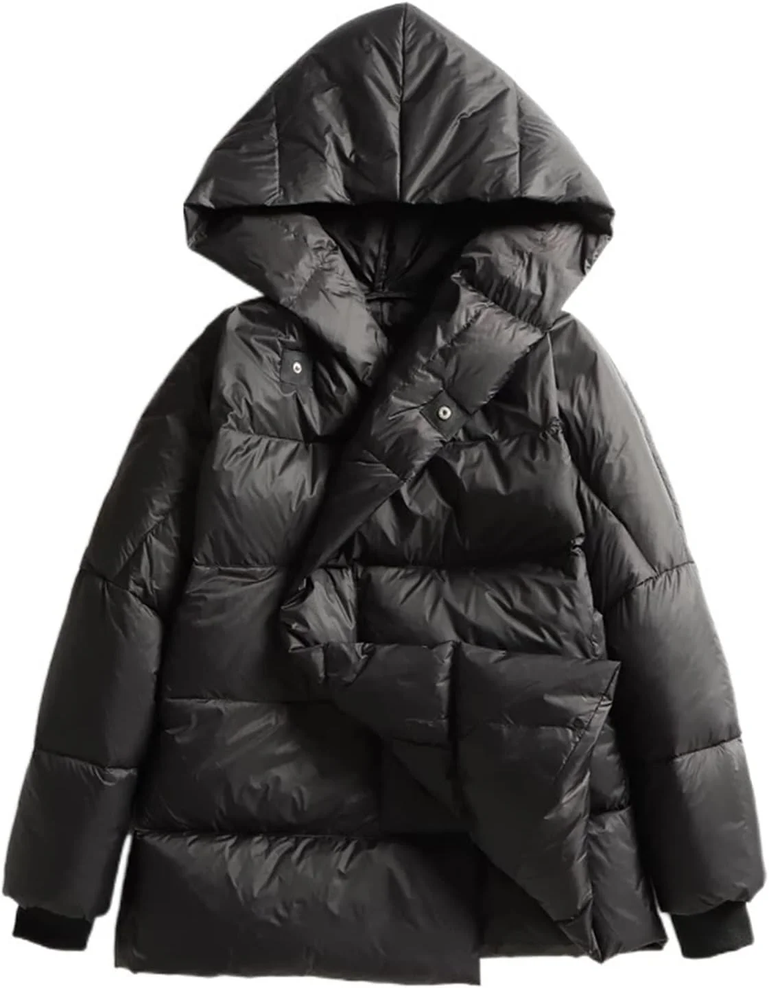 HBEIDAHUANG ژاکت زنانه زمستانی کلاه دار، آستین بلند، ژاکت بزرگ سایز، کت گرم و گشاد غیر رسمی سایز بزرگ (رنگ: Hortel، سایز: L) HBEIDAHUANG ژاکت زنانه زمستانی کلاه دار، آستین بلند، ژاکت بزرگ سایز، کت گرم و گشاد غیر رسمی سایز بزرگ (رنگ: Hortel، سایز: L)