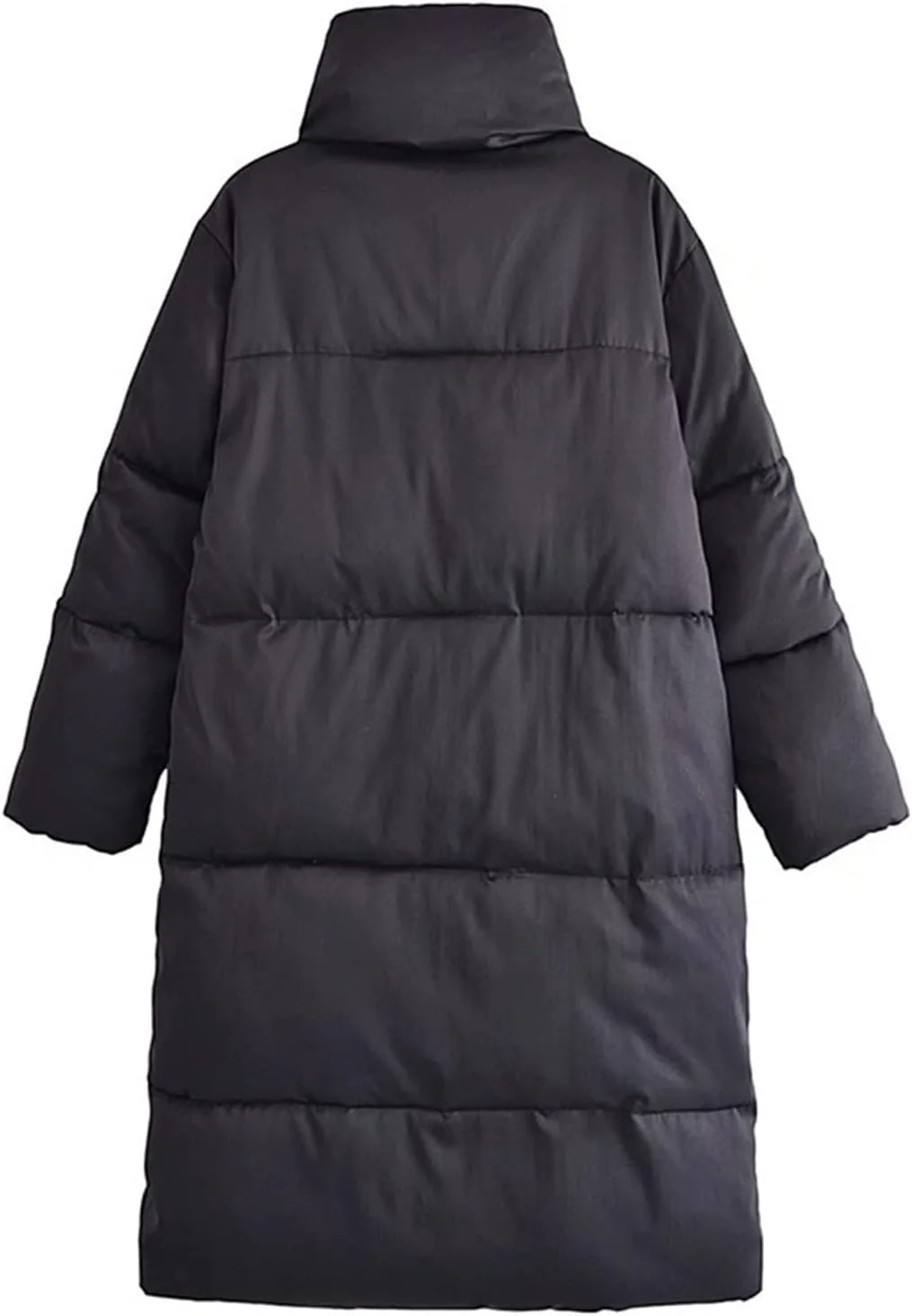 HBEIDAHUANG ژاکت پایین زنانه، پارکای آستین بلند گرم زمستانی زنانه، یقه بلند، کت شیک زنانه (رنگ: Hortel، سایز: M)