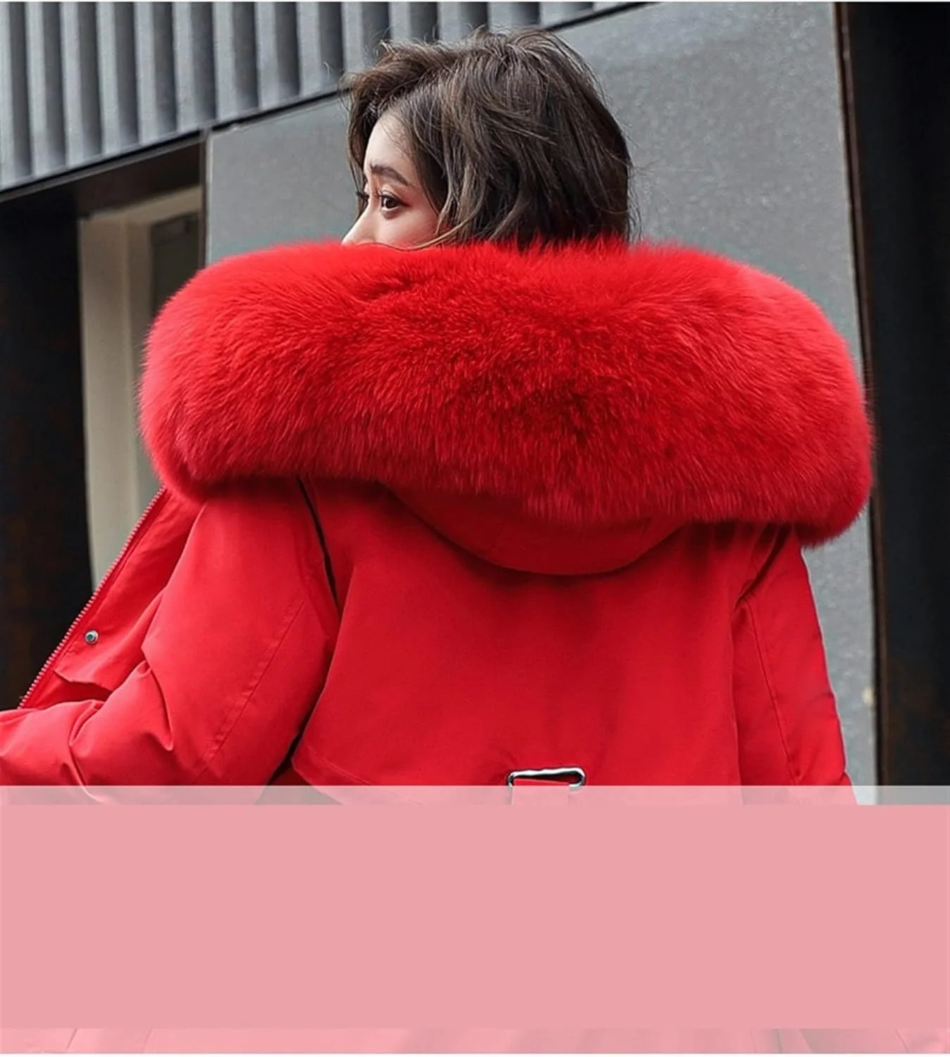 HBEIDAHUANG ژاکت پایین زنانه، ژاکت جدید زمستانی زنانه، ژاکت پفی گشاد، کت پفی غیر رسمی با قد متوسط (رنگ: Hortel، سایز: XL)