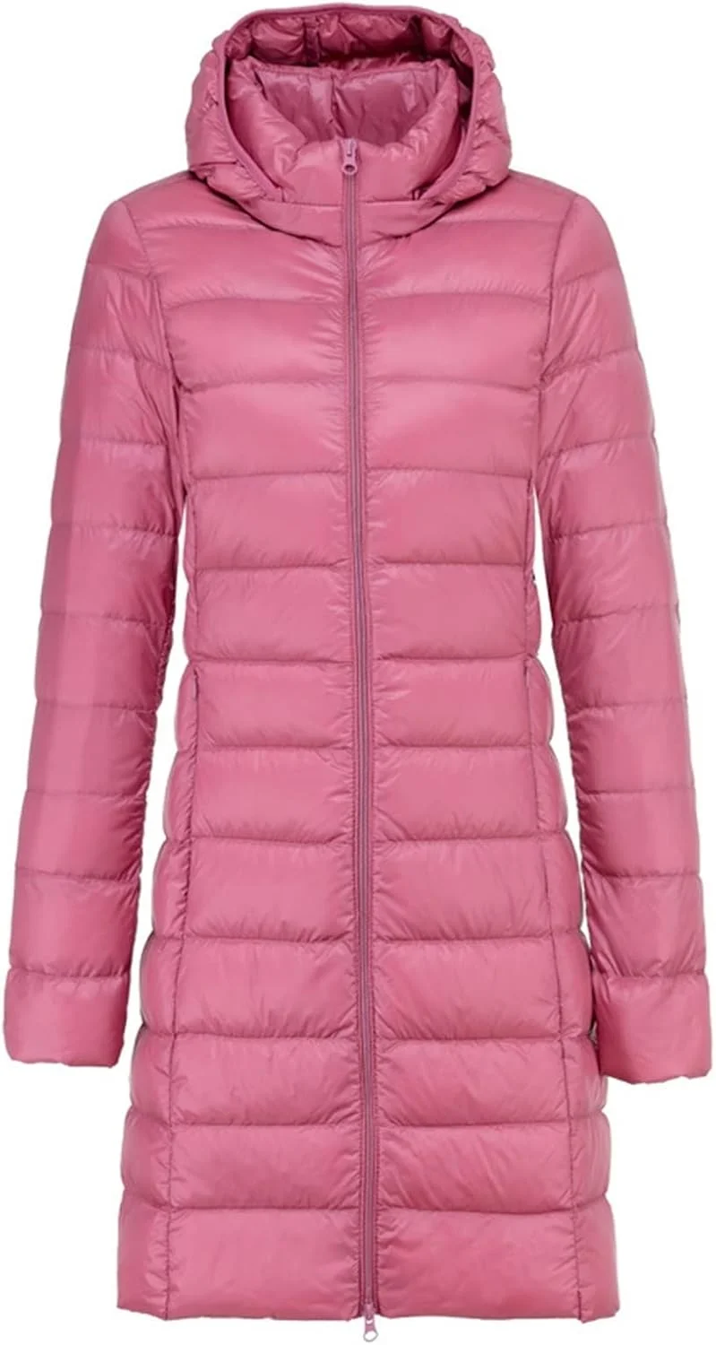 HBEIDAHUANG ژاکت پایین زنانه پلاس ژاکت پایین بلند زنانه زمستانی فوق العاده سبک ژاکت پایین زنانه با کلاه کت پایین زنانه کلاه قابل جدا شدن (رنگ: آبی تیره، سایز: XXXL) HBEIDAHUANG ژاکت پایین زنانه پلاس ژاکت پایین بلند زنانه زمستانی فوق العاده سبک ژاکت پایین زنانه با کلاه کت پایین زنانه کلاه قابل جدا شدن (رنگ: آبی تیره، سایز: XXXL)