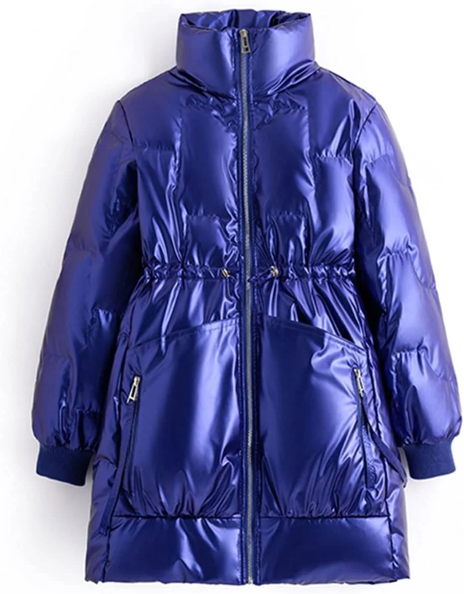 HBEIDAHUANG ژاکت پایین زنانه زمستانی زنانه گاه به گاه سفید اردک پایین ژاکت زنانه ضخیم گرم گشاد پارکا جیب ضد آب کت بیرونی (رنگ: Hortel، سایز: S) HBEIDAHUANG ژاکت پایین زنانه زمستانی زنانه گاه به گاه سفید اردک پایین ژاکت زنانه ضخیم گرم گشاد پارکا جیب ضد آب کت بیرونی (رنگ: Hortel، سایز: S)