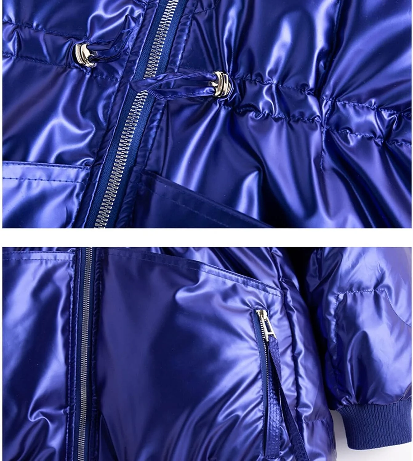 کت زمستانی زنانه HBEIDAHUANG، کت غیررسمی زنانه با پر اردک سفید، پارکای ضخیم گرم گشاد زنانه، جیب دار، ضد آب، لباس بیرونی مناسب برف (رنگ: Hortel، سایز: M)