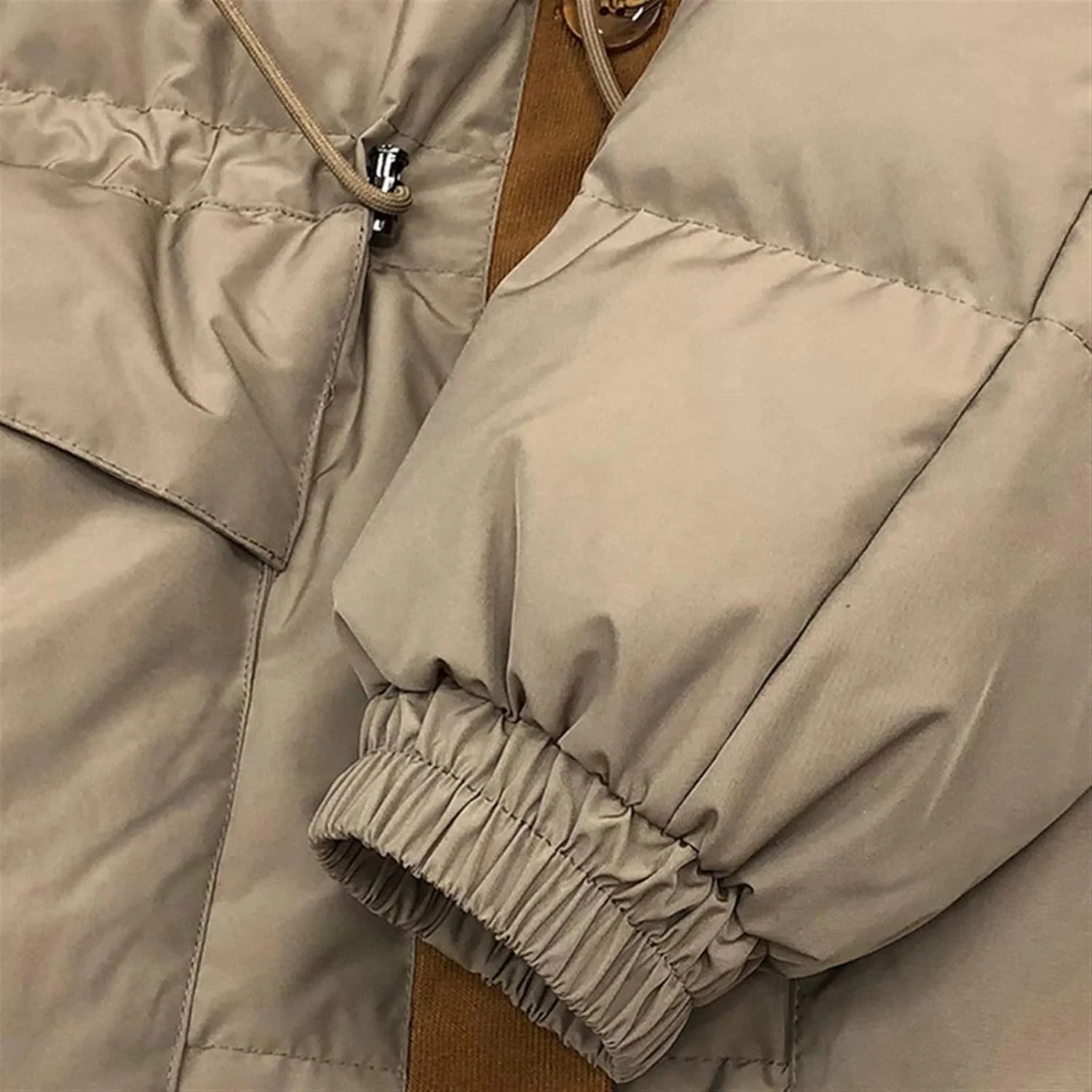 HBEIDAHUANG ژاکت پایین زنانه ژاکت زمستانی زنانه یقه برگردان کت بلند رنگ ثابت کت های شیک (رنگ: Hortel، سایز: S) HBEIDAHUANG ژاکت پایین زنانه ژاکت زمستانی زنانه یقه برگردان کت بلند رنگ ثابت کت های شیک (رنگ: Hortel، سایز: S)