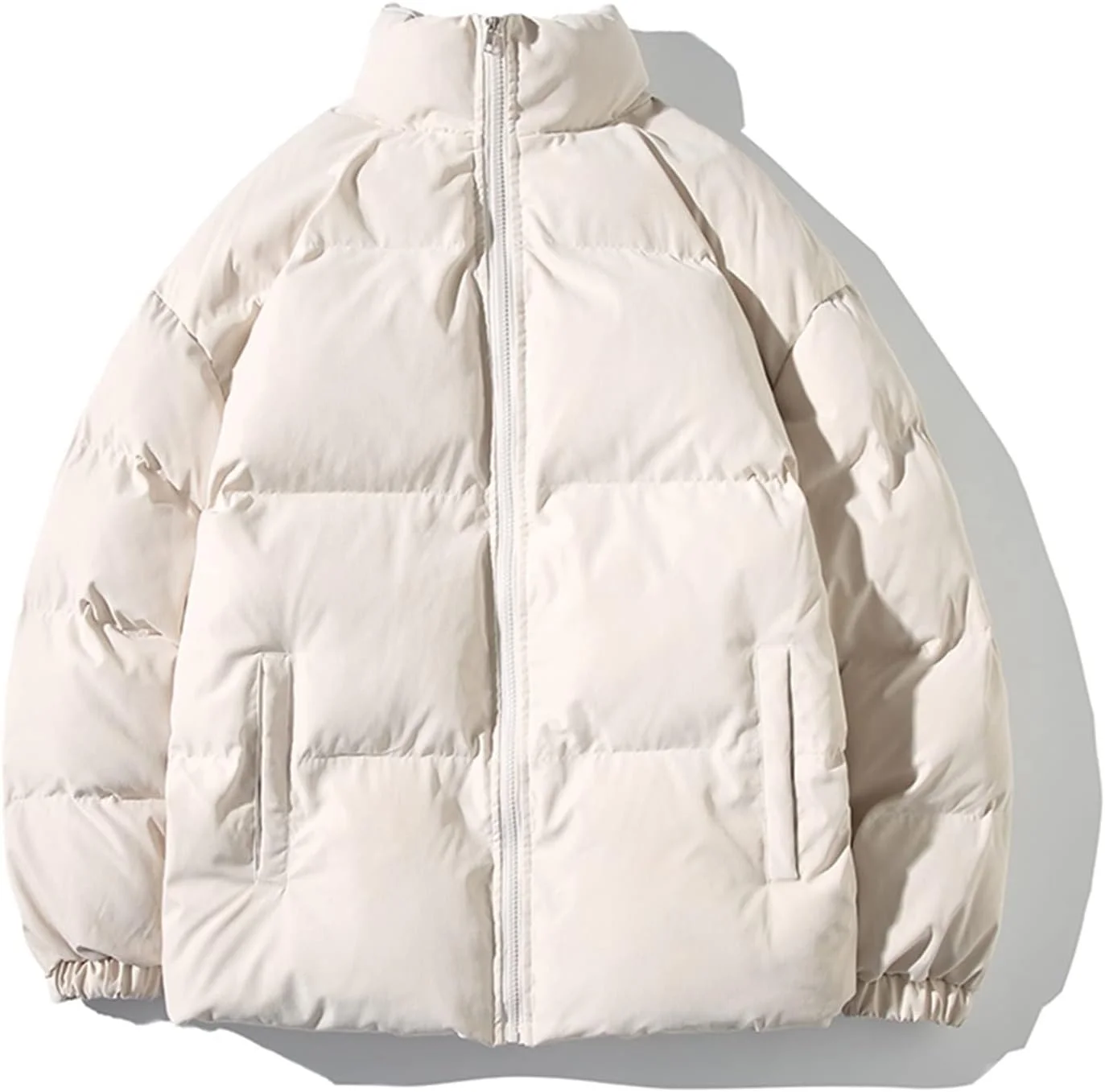 HBEIDAHUANG ژاکت پایین زنانه، استایل خیابانی، سایز بزرگ، یقه ایستاده، ژاکت زمستانی گرم زنانه، پارکای رنگ ثابت، کت های زمستانی غیر رسمی زنانه (رنگ: آبی تیره، سایز: سایز چینی XXXL) HBEIDAHUANG ژاکت پایین زنانه، استایل خیابانی، سایز بزرگ، یقه ایستاده، ژاکت زمستانی گرم زنانه، پارکای رنگ ثابت، کت های زمستانی غیر رسمی زنانه (رنگ: آبی تیره، سایز: سایز چینی XXXL)