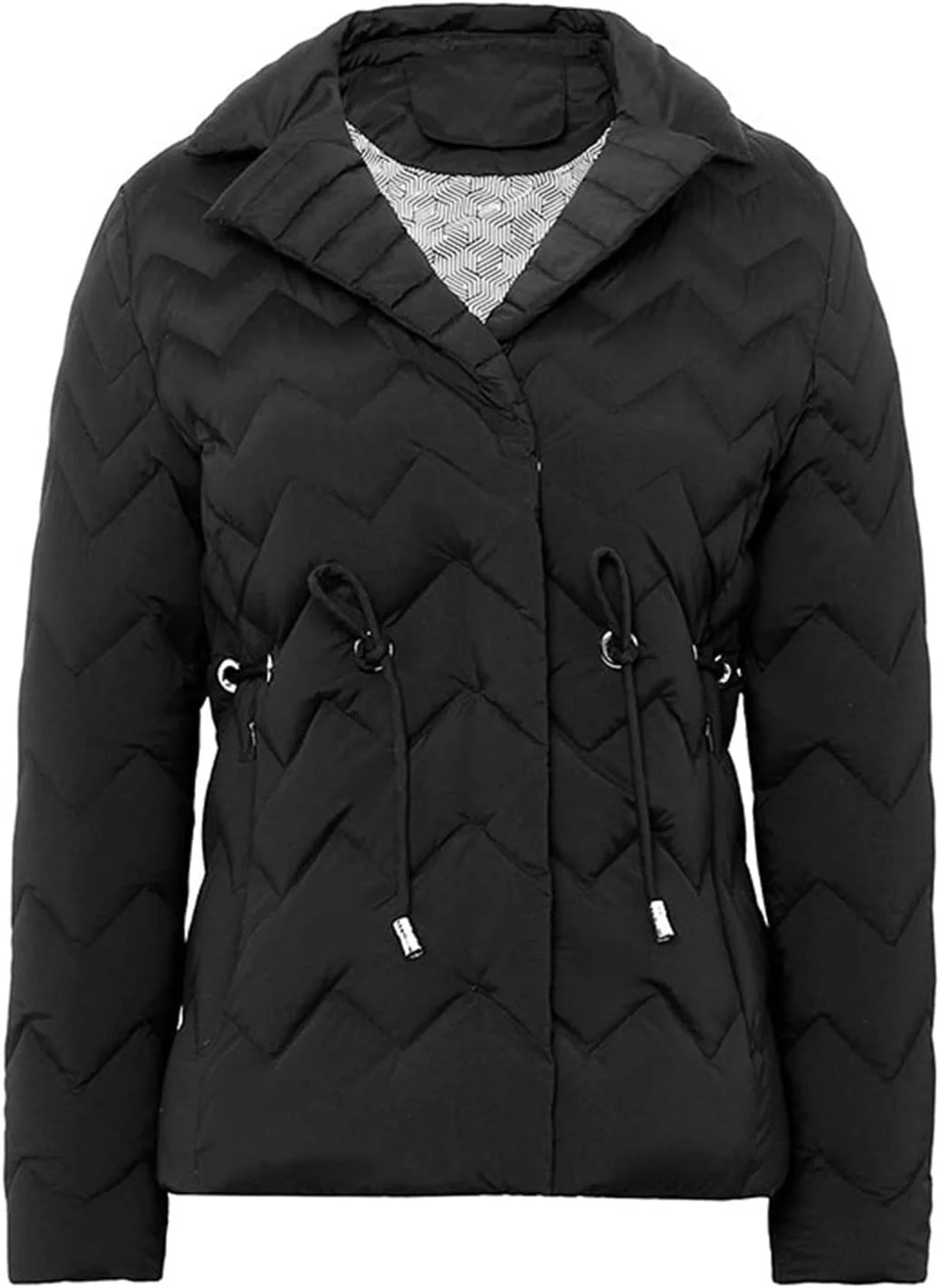 HBEIDAHUANG ژاکت پایین زنانه بهاره، ژاکت پایین اردک زنانه، کت کوتاه و نازک، یقه ایستاده، بهاره و پاییزه، زیپ، کت یکدست (رنگ: Hortel، سایز: XL)