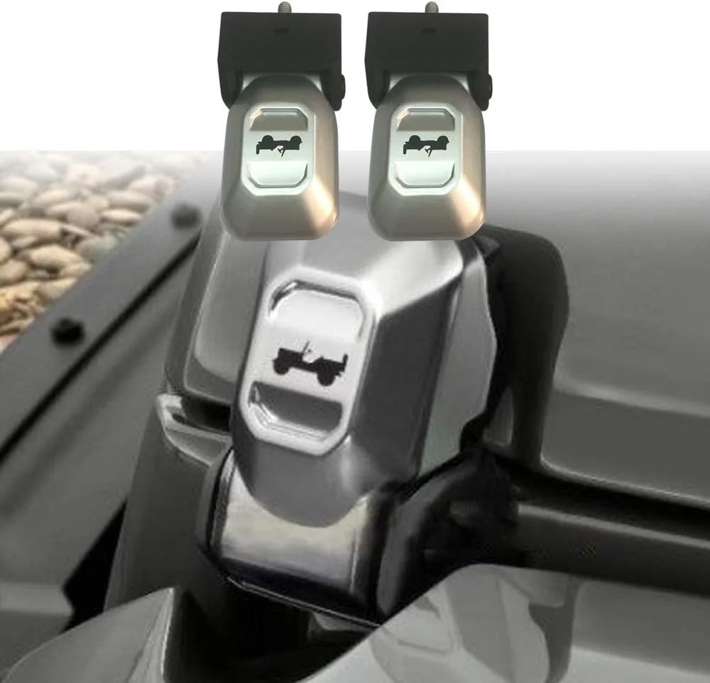 قفل کاپوت SXMA، کیت قفل گیره ABS مشکی رنگ مناسب جیپ رانگلر JL مدل 2018-2022، لوازم جانبی بیرونی آفرود، یک جفت قفل کاپوت SXMA، کیت قفل گیره ABS مشکی رنگ مناسب جیپ رانگلر JL مدل 2018-2022، لوازم جانبی بیرونی آفرود، یک جفت