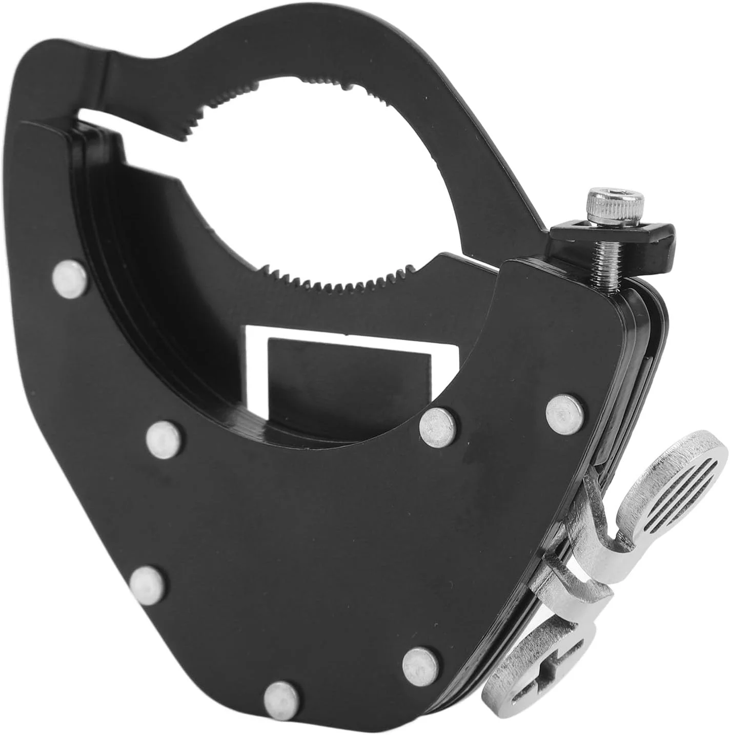 قفل دریچه گاز یونیورسال، کیت های کنترل دریچه گاز موتور سیکلت، گیره کمکی قفل مشکی، نگهدارنده قفل کمکی دریچه گاز قابل تنظیم ضد زنگ (بالا)