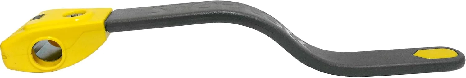 قفل فرمان اصلی استاپ لاک مدل HG 134-59، میله ضد سرقت خودرو با LED و کلید، مشکی، 1 عدد