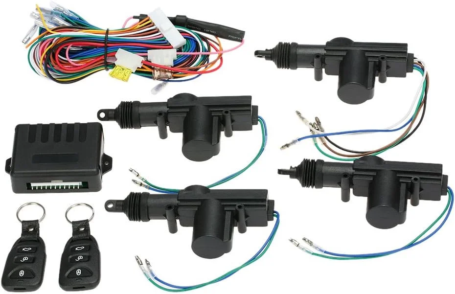 سیستم قفل مرکزی ریموت دار جهانی خودرو Sulfar با دکمه صندوق پران برای 1 خودرو