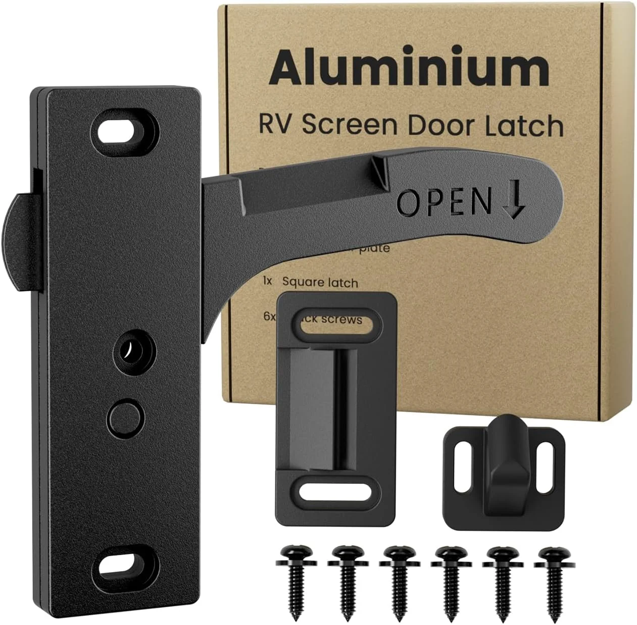 کیت جایگزینی دستگیره راست درب توری آلومینیومی RV سافونر برای تریلر مسافرتی، کمپر، موتورخانه - لوازم جانبی RV برای داخل کیت جایگزینی دستگیره راست درب توری آلومینیومی RV سافونر برای تریلر مسافرتی، کمپر، موتورخانه - لوازم جانبی RV برای داخل