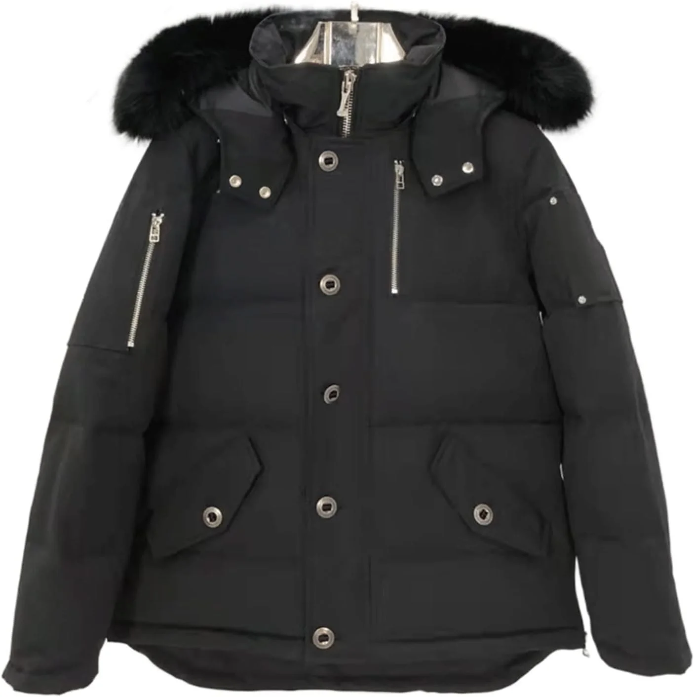 HBEIDAHUANG ژاکت پایین زنانه، مدل محبوب، پر غاز سفید، مدل زوج، کت و شلوار اسکی کوتاه (رنگ: Hortel، سایز: L)