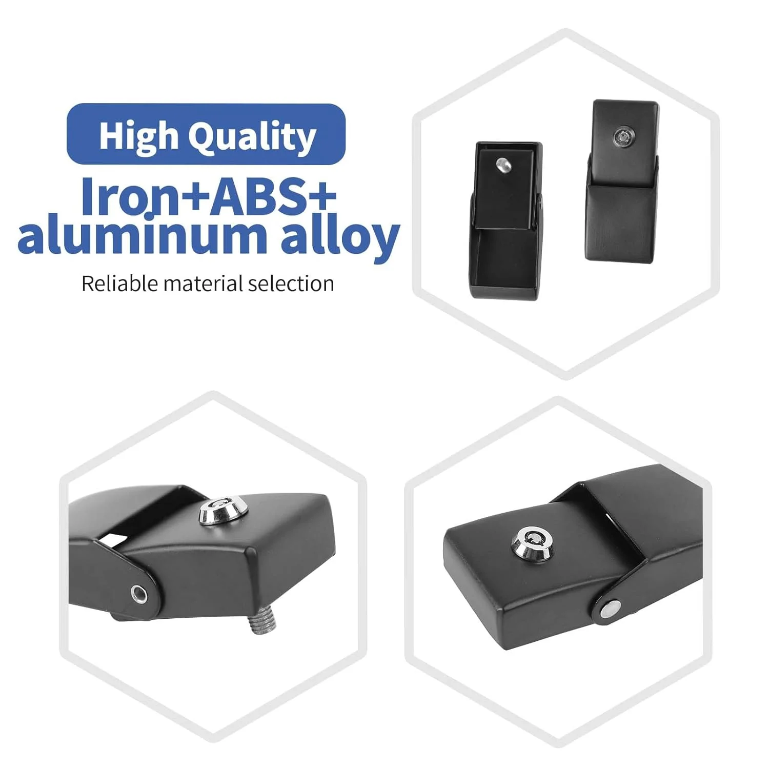 کیت قفل کاپوت مشکی RT-TCZ مناسب برای جیپ رانگلر JK مدل 2007-2017