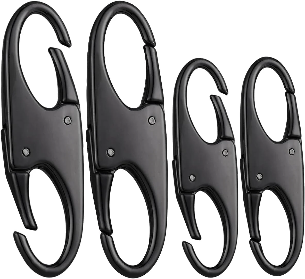 قفل زیپی ضد سرقت - قفل زیپ کوله پشتی زیپ را بسته نگه می دارد، گیره قطع سریع - لوازم جانبی نگهدارنده کلید، بسته 4 عددی