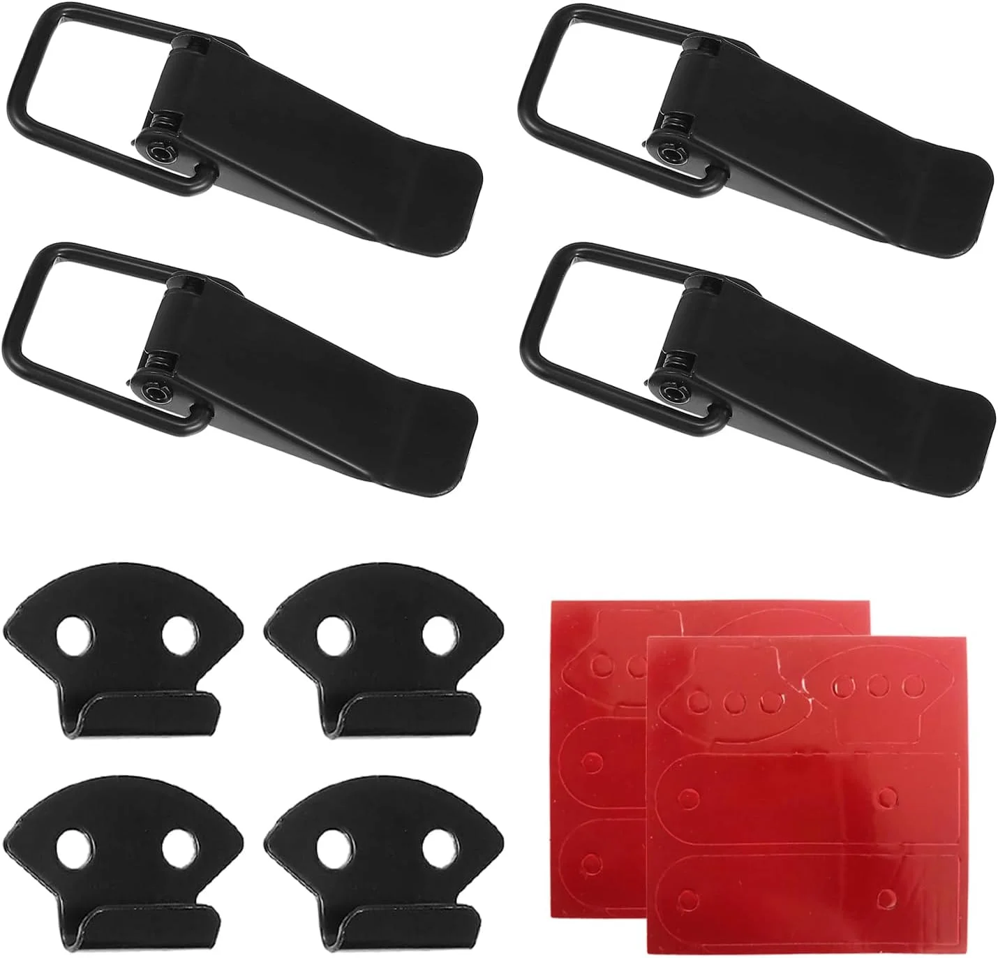 گیره سپر خودرو Ohleats، کیت قفل گیره امنیتی سپر خودرو فیبر کربنی، بست های رهاسازی سریع برای سپر جلو عقب صندوق عقب گلگیر، لوازم جانبی خودرو جهانی (مشکی، S) گیره سپر خودرو Ohleats، کیت قفل گیره امنیتی سپر خودرو فیبر کربنی، بست های رهاسازی سریع برای سپر جلو عقب صندوق عقب گلگیر، لوازم جانبی خودرو جهانی (مشکی، S)