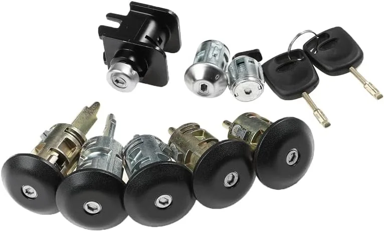 کیت کامل قفل درب و قفل استارت MTERK 2T1A-V22050-AD 2T1AV22050AD 4425134 مناسب برای فورد ترانزیت کانکت 2002-2013 لوازم جانبی خودرو