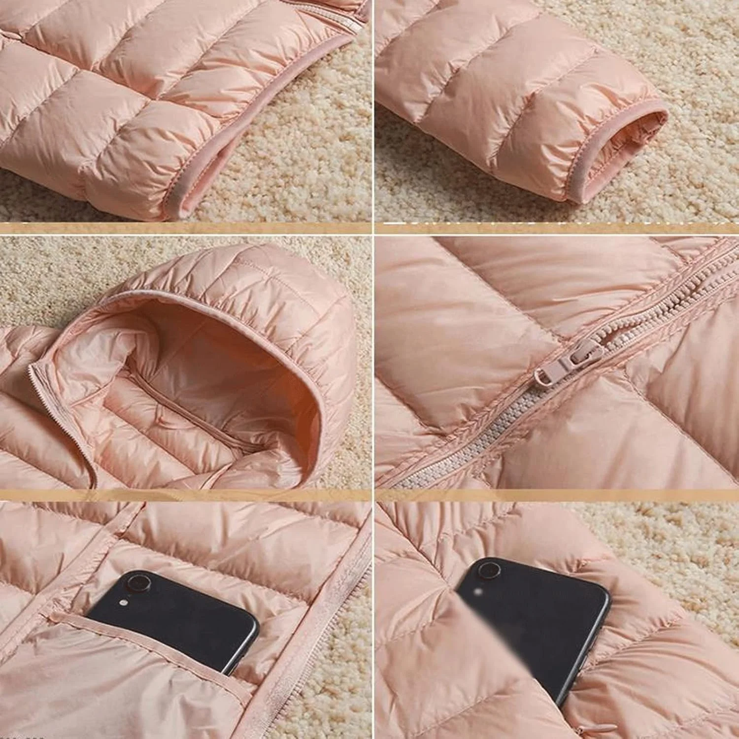 HBEIDAHUANG ژاکت پایین زنانه ژاکت های پایین زمستانی زنانه فوق العاده سبک گرم کت غیر رسمی ژاکت پفی زنانه با کمربند سایز بزرگ پارکا اورکت کلاه دار (رنگ: آبی تیره، سایز: ایکس لارج)