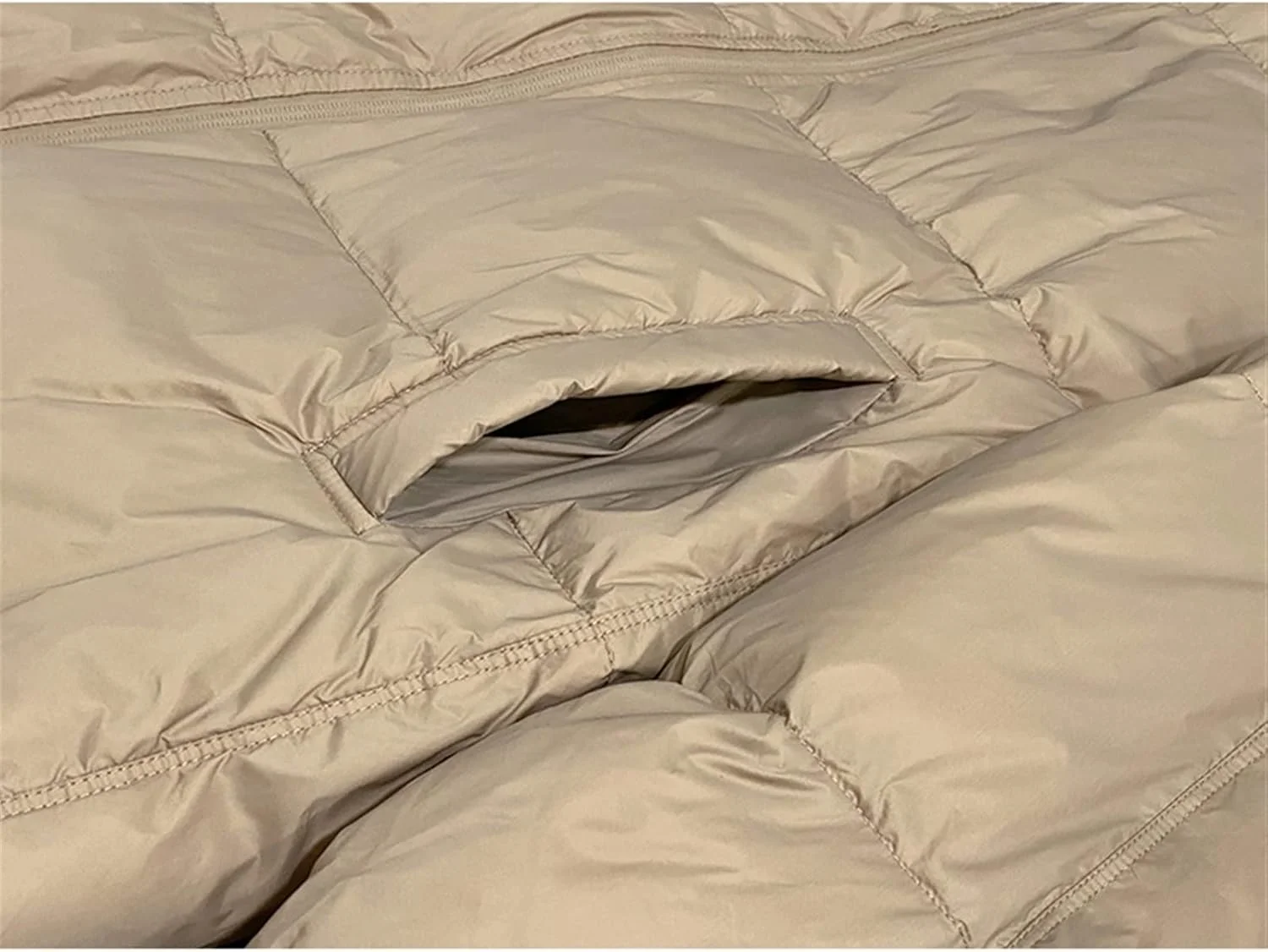 HBEIDAHUANG ژاکت زنانه پایین سفید اردک پایین ژاکت بلند کلاه دار زنانه پالتو پاییز زمستان پارک های رنگ ثابت (رنگ: Hortel، سایز: M)