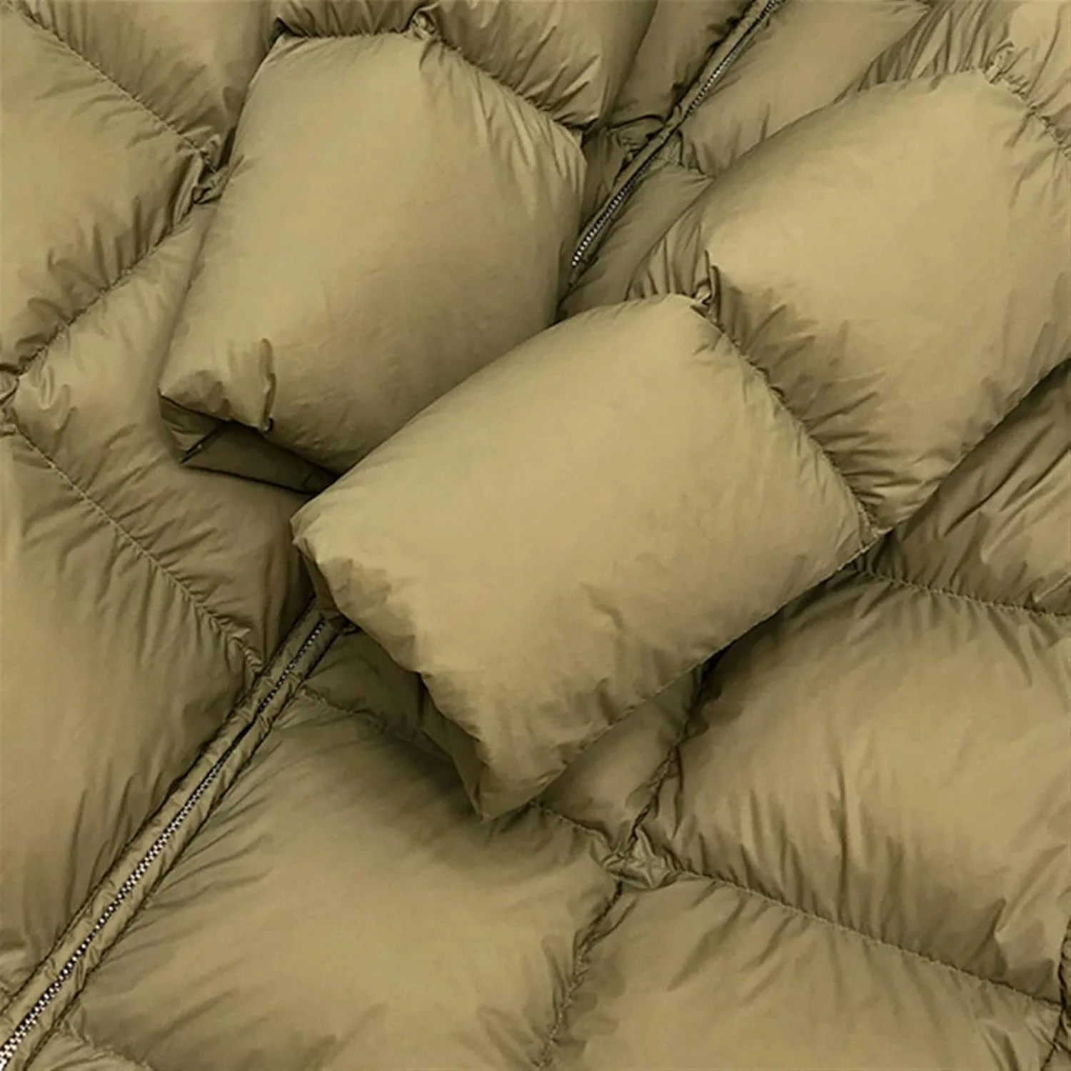 HBEIDAHUANG ژاکت پایین زنانه فوق سبک، ژاکت پر اردک زنانه، بلند، گشاد، گرم، کلاه دار، لباس زمستانی، 90% (رنگ: Hortel، سایز: M)