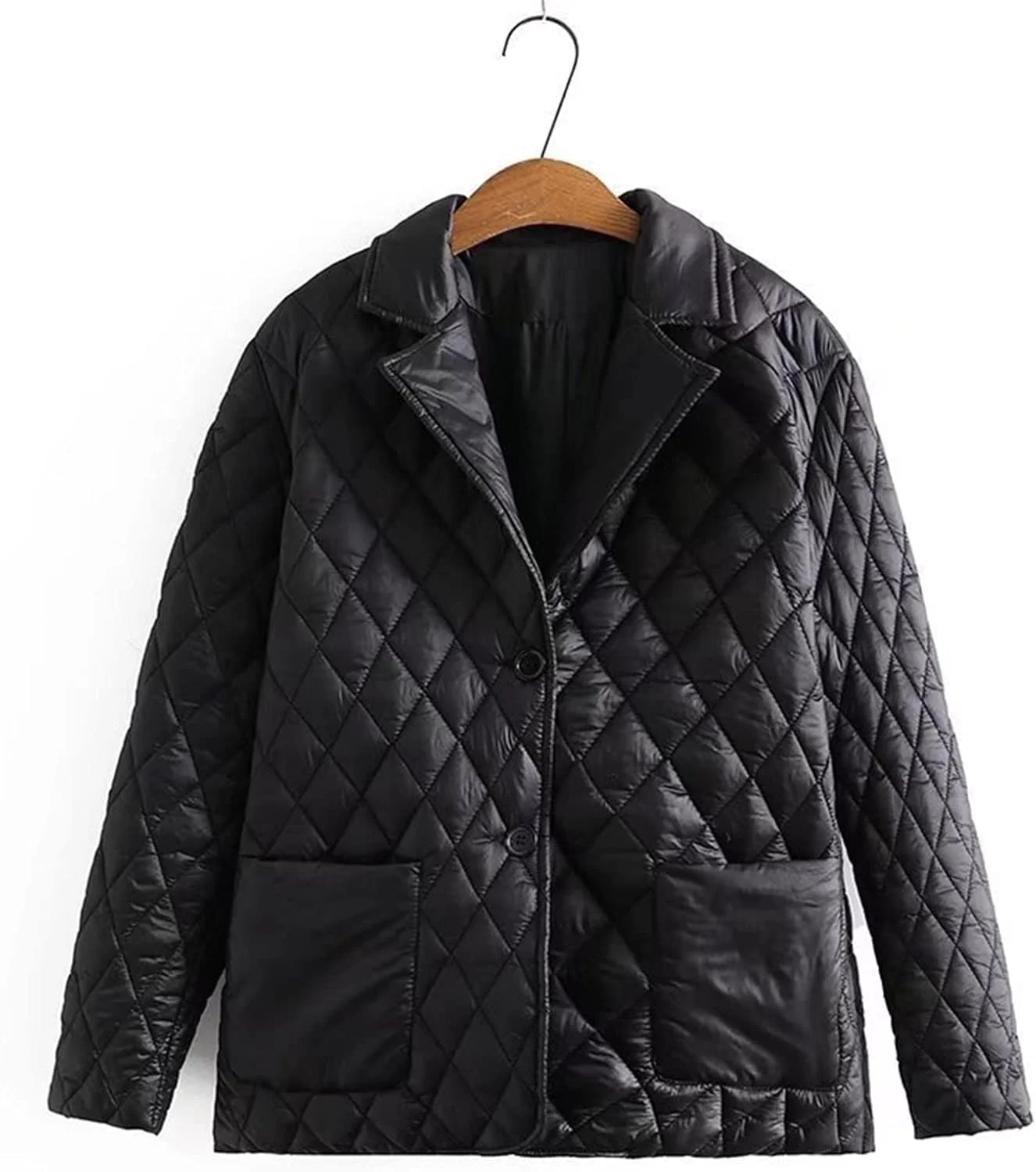 HBEIDAHUANG ژاکت پایین زنانه لباس سایز بزرگ زمستانی گرم نگه دارید ژاکت پنبه ای یقه دار کت پنبه ای (رنگ: Hortel، سایز: XXXL)