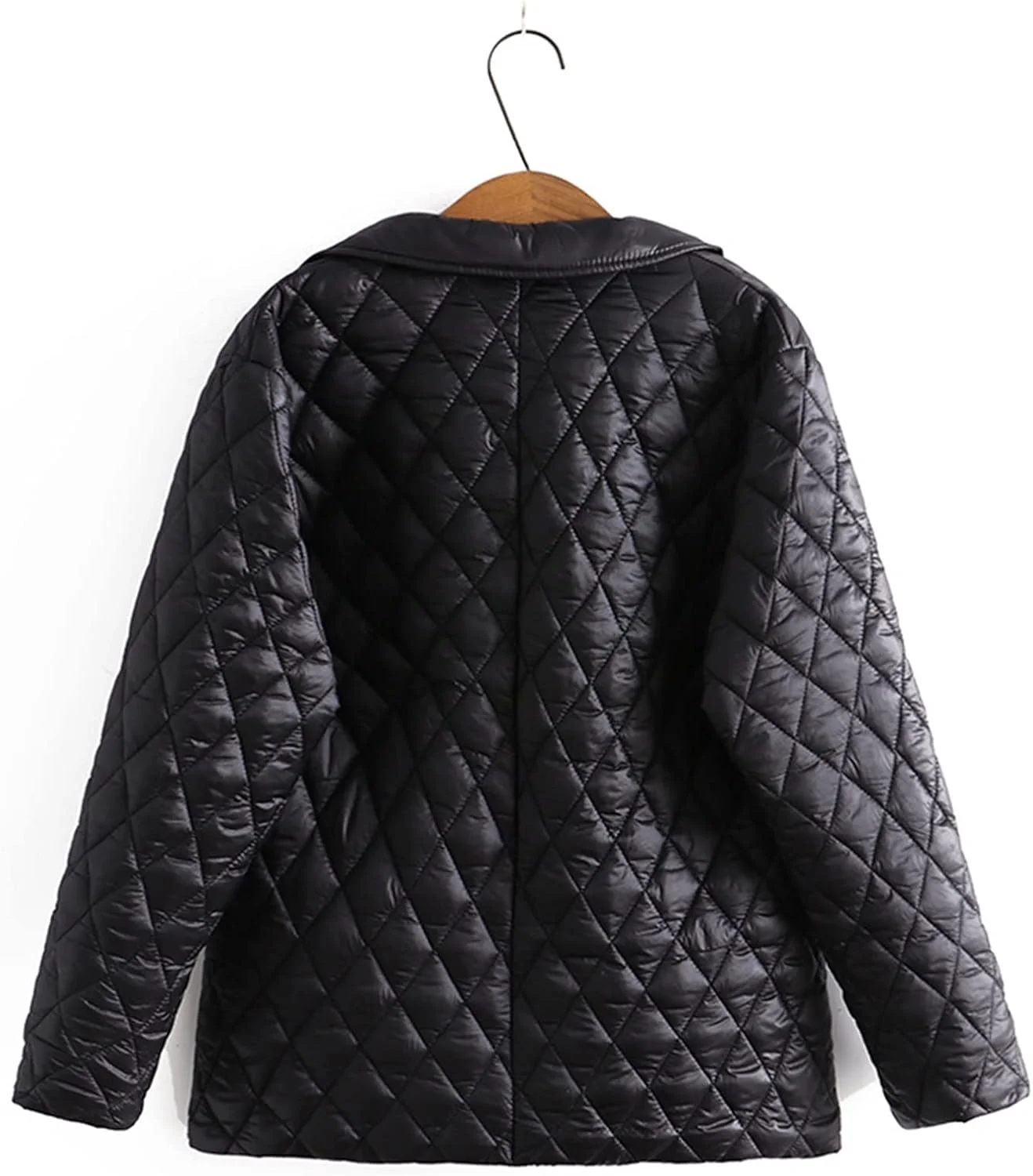 HBEIDAHUANG ژاکت پایین زنانه لباس سایز بزرگ زمستانی گرم نگه دارید ژاکت پنبه ای یقه دار کت پنبه ای (رنگ: Hortel، سایز: XXXL)