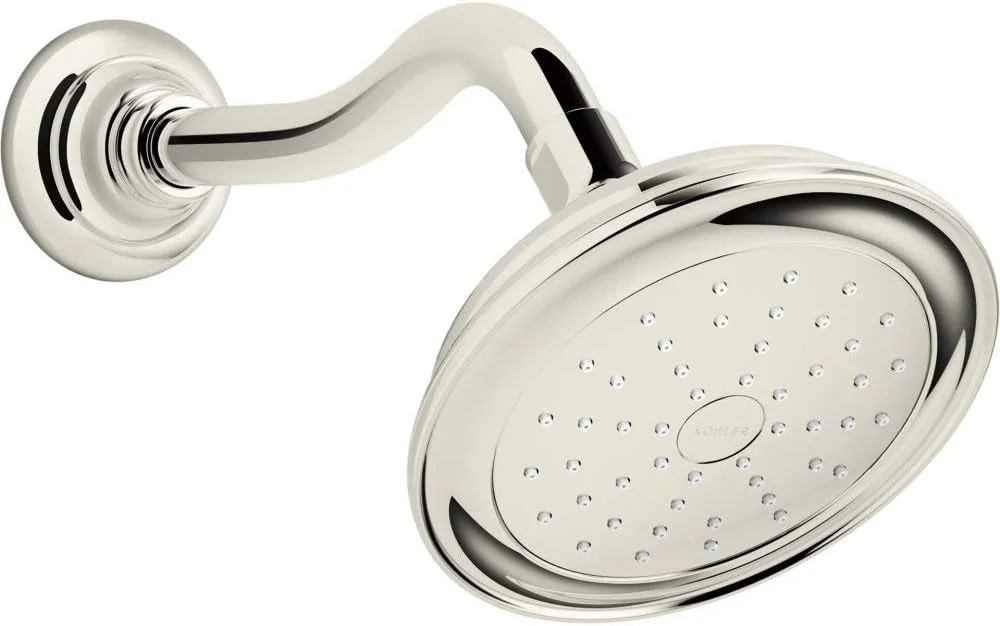 KOHLER 72774-G-SN Artifacts Showerhead, Polished Nickel