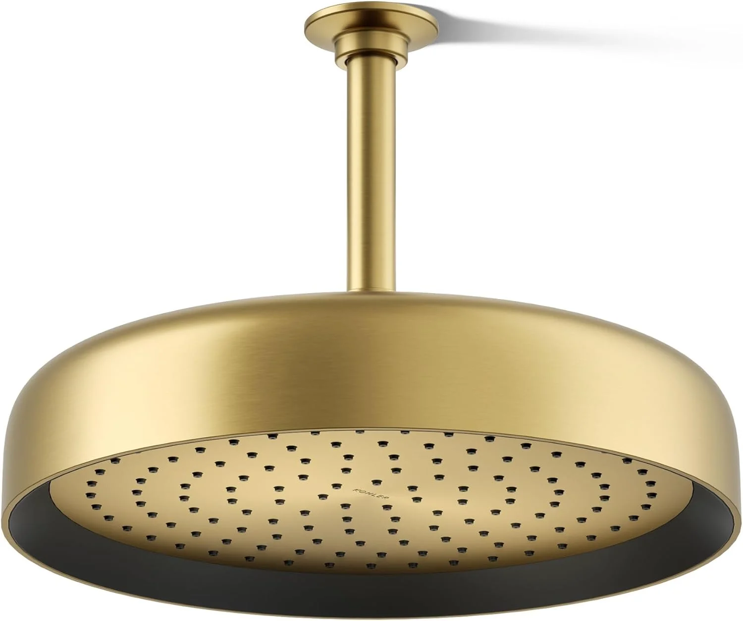 سردوش بارانی گرد 12 اینچی تک کاره KOHLER 26291-2MB سری Statement، سردوش گرد، سردوش بارانی، 2.5 GPM، رنگ برنجی مدرن براق سردوش بارانی گرد 12 اینچی تک کاره KOHLER 26291-2MB سری Statement، سردوش گرد، سردوش بارانی، 2.5 GPM، رنگ برنجی مدرن براق