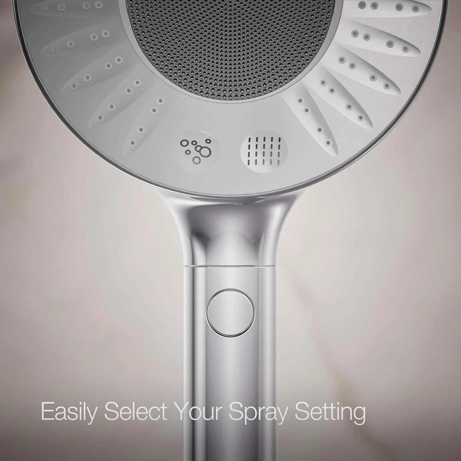 دوش دستی دو کاره KOHLER K-28682-G-CP SpaViva با دستگاه پاک کننده همه کاره، 1.75 GPM، کروم براق دوش دستی دو کاره KOHLER K-28682-G-CP SpaViva با دستگاه پاک کننده همه کاره، 1.75 GPM، کروم براق