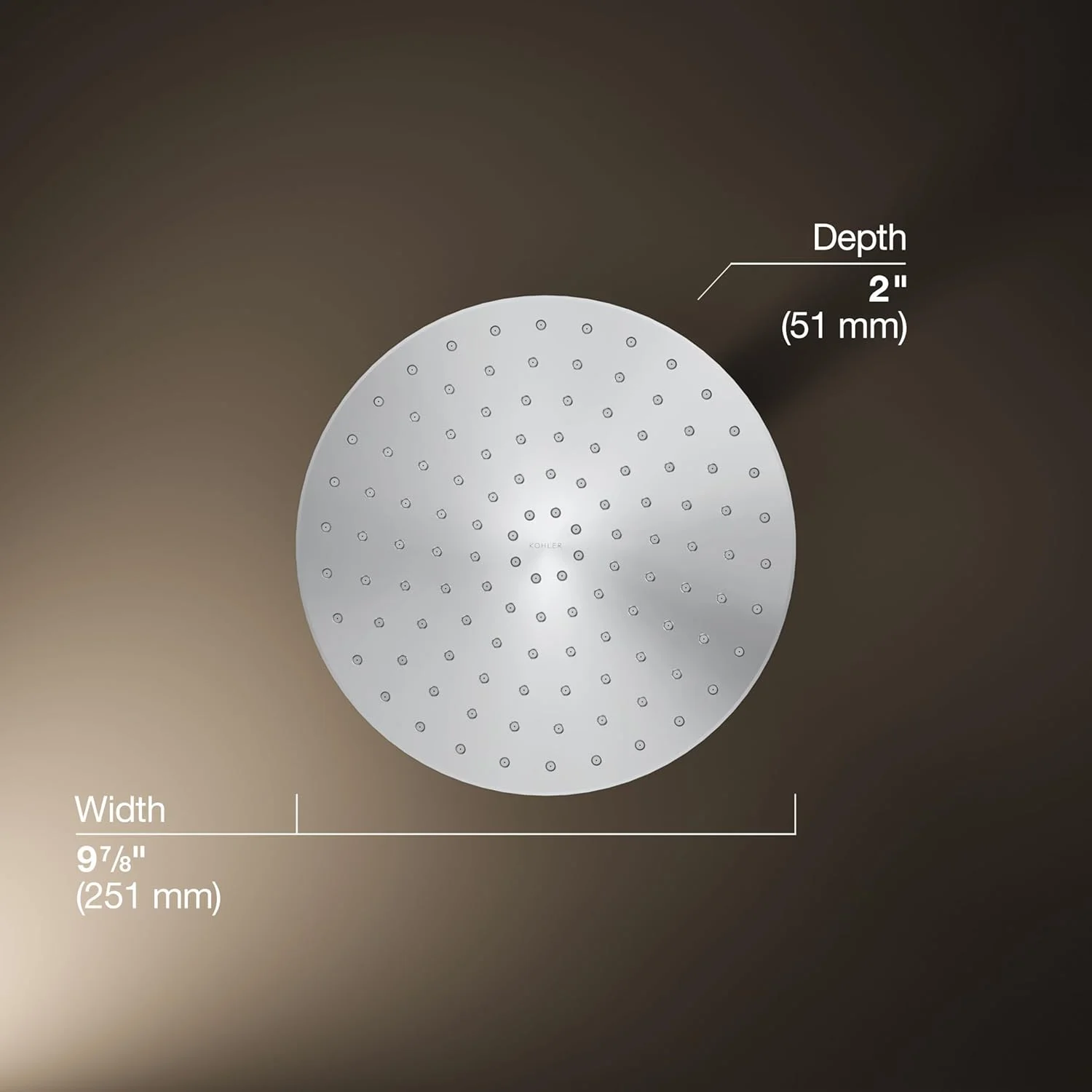 Awaken 10 in. Single-Function Rainhead, 2.5 Gpm Awaken 10 in. Single-Function Rainhead, 2.5 Gpm