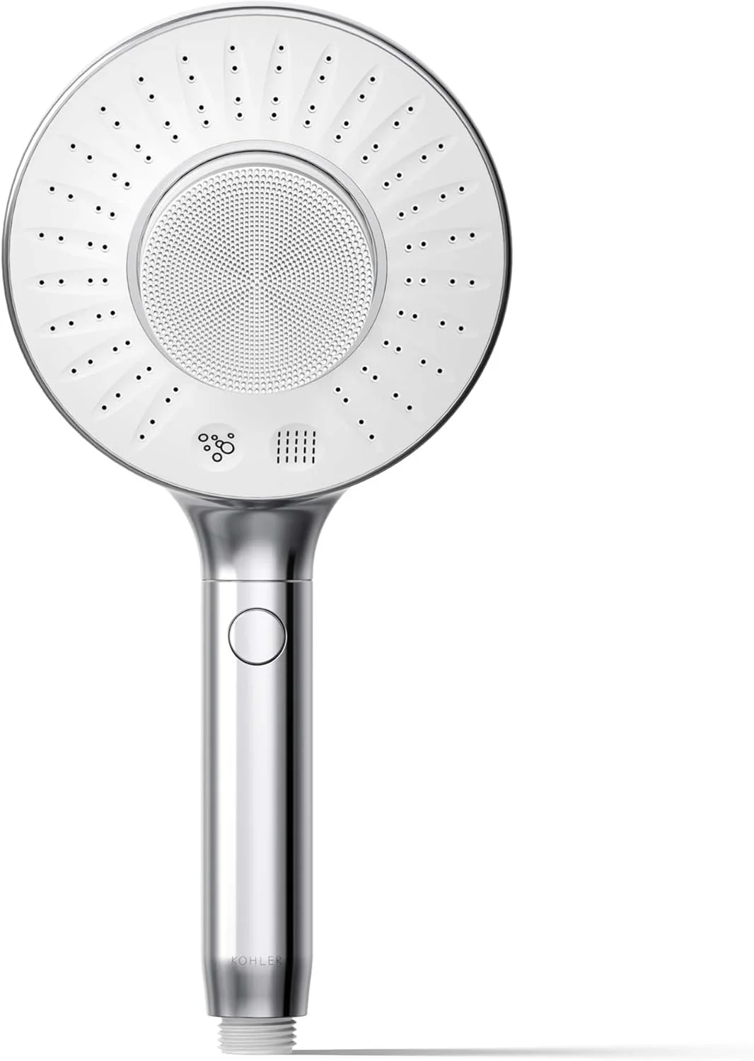 دوش دستی دو کاره KOHLER K-28682-G-CP SpaViva با دستگاه پاک کننده همه کاره، 1.75 GPM، کروم براق دوش دستی دو کاره KOHLER K-28682-G-CP SpaViva با دستگاه پاک کننده همه کاره، 1.75 GPM، کروم براق