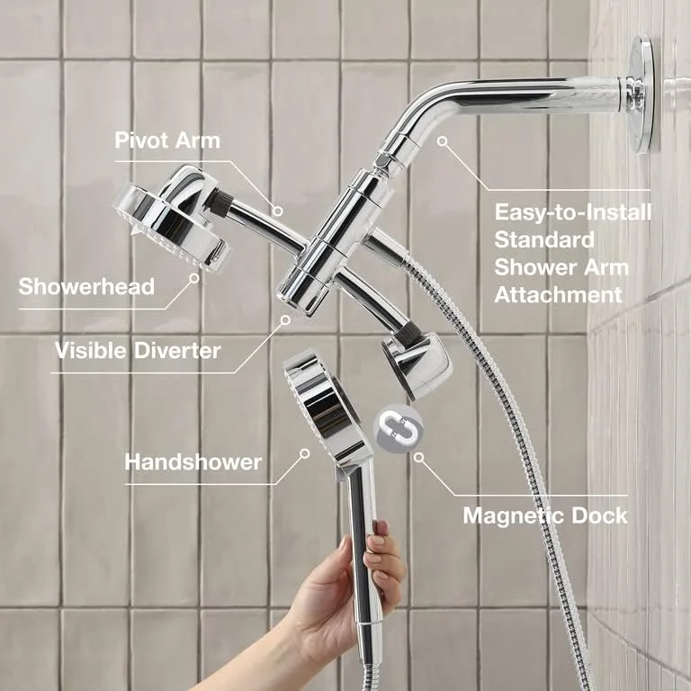 مجموعه دوش Kohler 23218-BN Awaken، ترکیب 2 در 1، نیکل برس خورده پر جنب و جوش مجموعه دوش Kohler 23218-BN Awaken، ترکیب 2 در 1، نیکل برس خورده پر جنب و جوش