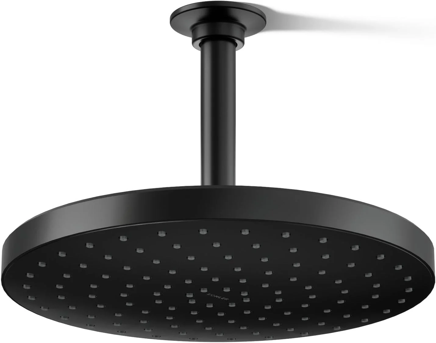 سردوش بارانی یک کاره 10 اینچی KOHLER 76465-G-BL Awaken، سردوش بارانی گرد ثابت 10 اینچی، 1.75 GPM، مشکی مات