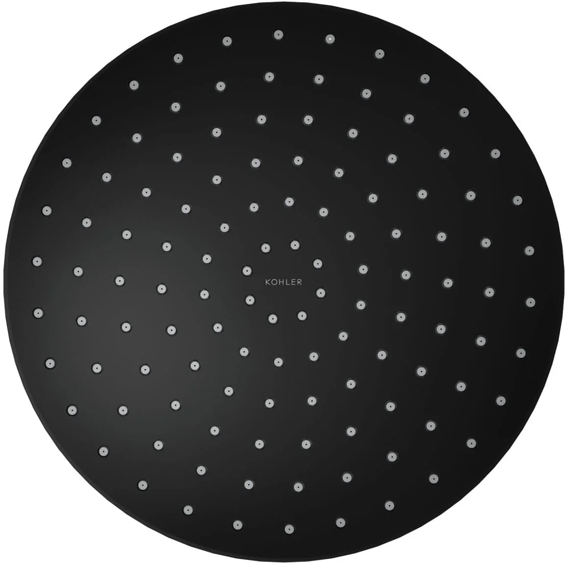 سردوش بارانی یک کاره 10 اینچی KOHLER 76465-G-BL Awaken، سردوش بارانی گرد ثابت 10 اینچی، 1.75 GPM، مشکی مات