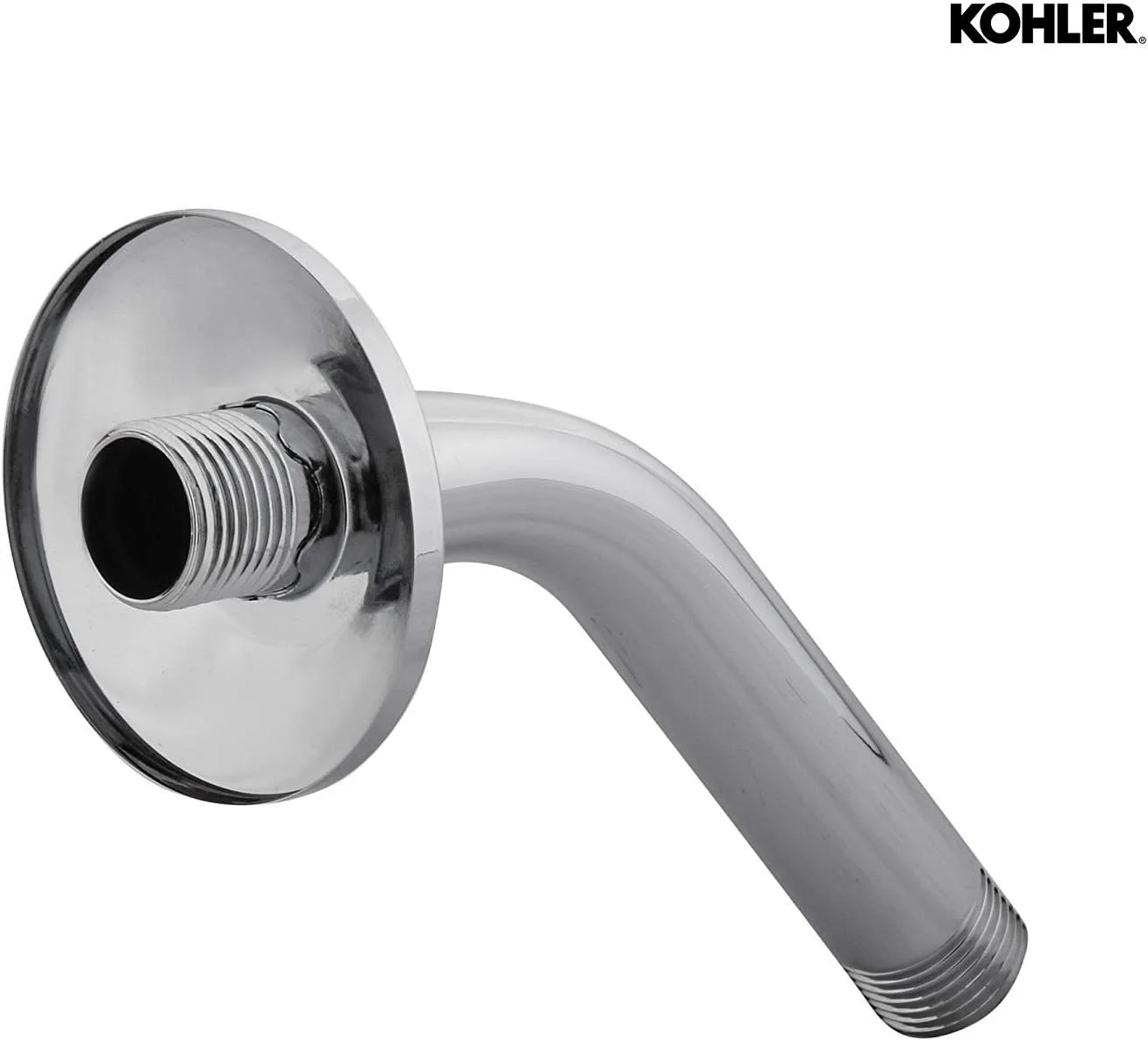 بازوی دوش مکمل Kohler برای حمام با قالپاق - نقره ای با روکش کروم - بازوی افزایش طول سر دوش - پایه بازوی دوش مقاوم در برابر خوردگی - موقعیت جریان آب عالی 99054IN-CP بازوی دوش مکمل Kohler برای حمام با قالپاق - نقره ای با روکش کروم - بازوی افزایش طول سر دوش - پایه بازوی دوش مقاوم در برابر خوردگی - موقعیت جریان آب عالی 99054IN-CP