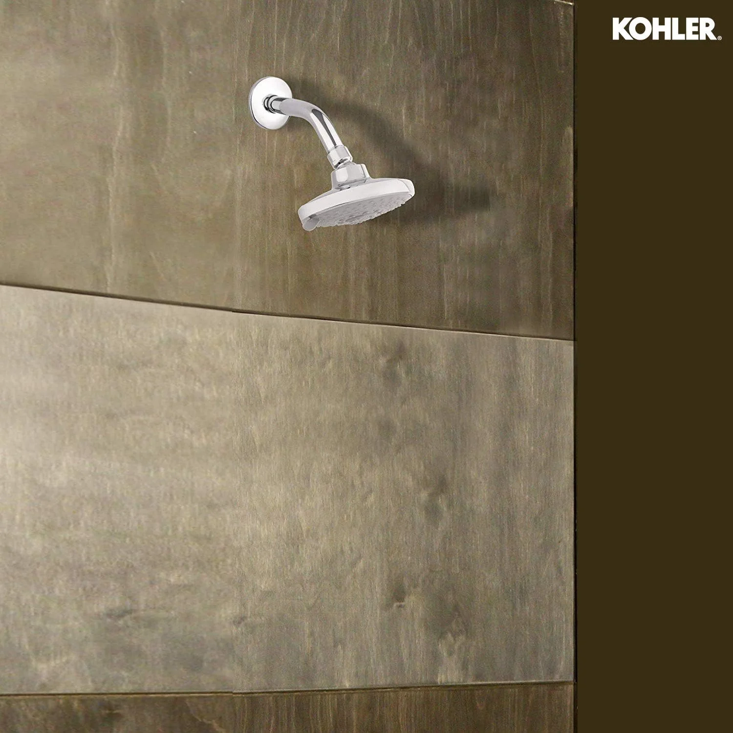 بازوی دوش مکمل Kohler برای حمام با قالپاق - نقره ای با روکش کروم - بازوی افزایش طول سر دوش - پایه بازوی دوش مقاوم در برابر خوردگی - موقعیت جریان آب عالی 99054IN-CP بازوی دوش مکمل Kohler برای حمام با قالپاق - نقره ای با روکش کروم - بازوی افزایش طول سر دوش - پایه بازوی دوش مقاوم در برابر خوردگی - موقعیت جریان آب عالی 99054IN-CP