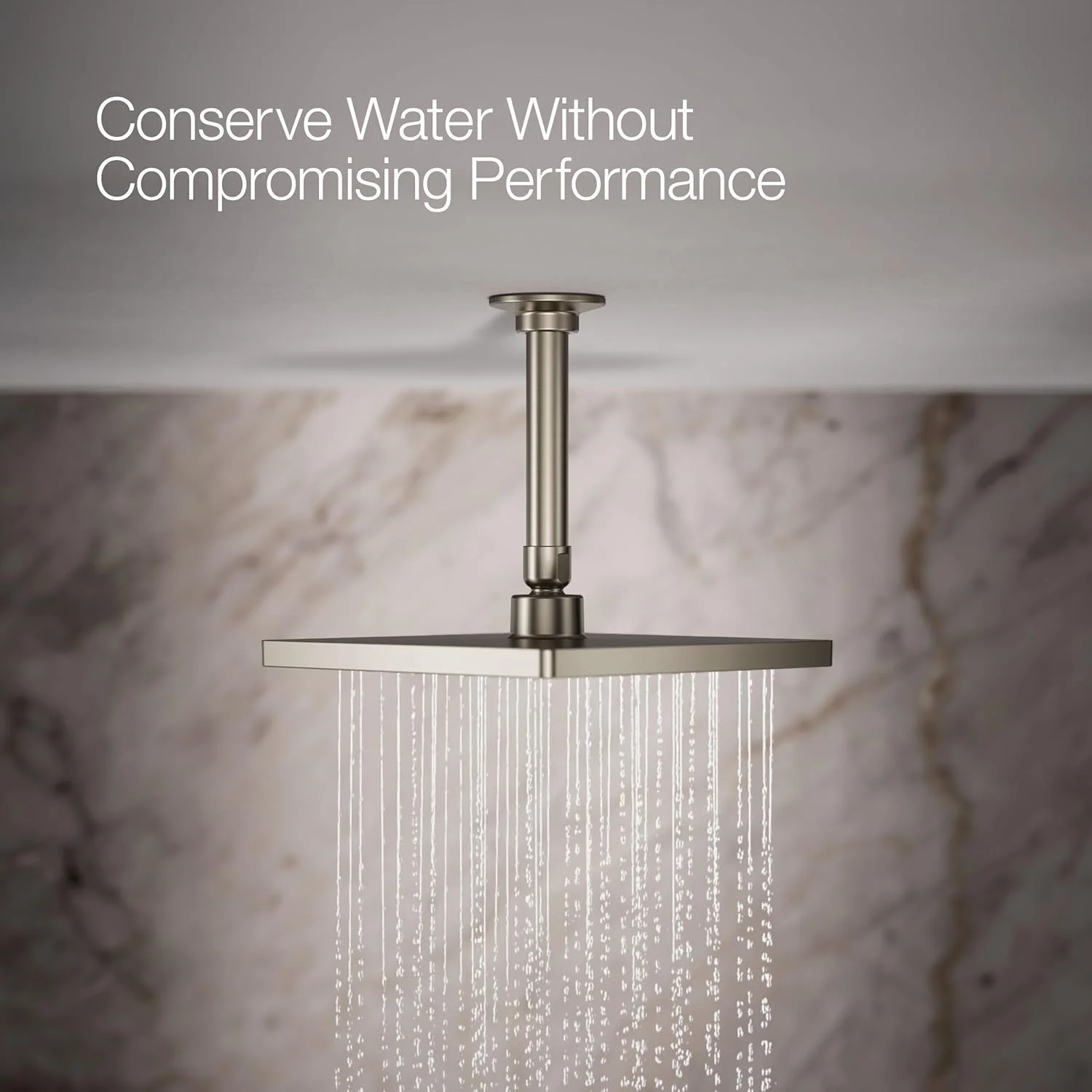 سردوش حمام Kohler K-26148-G-BN Honesty، نیکل برس خورده پر جنب و جوش