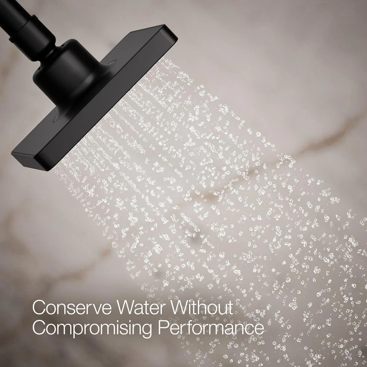 سردوش تک کاره Kohler 24805-BL Parallel®، 2.5 gpm، مشکی مات