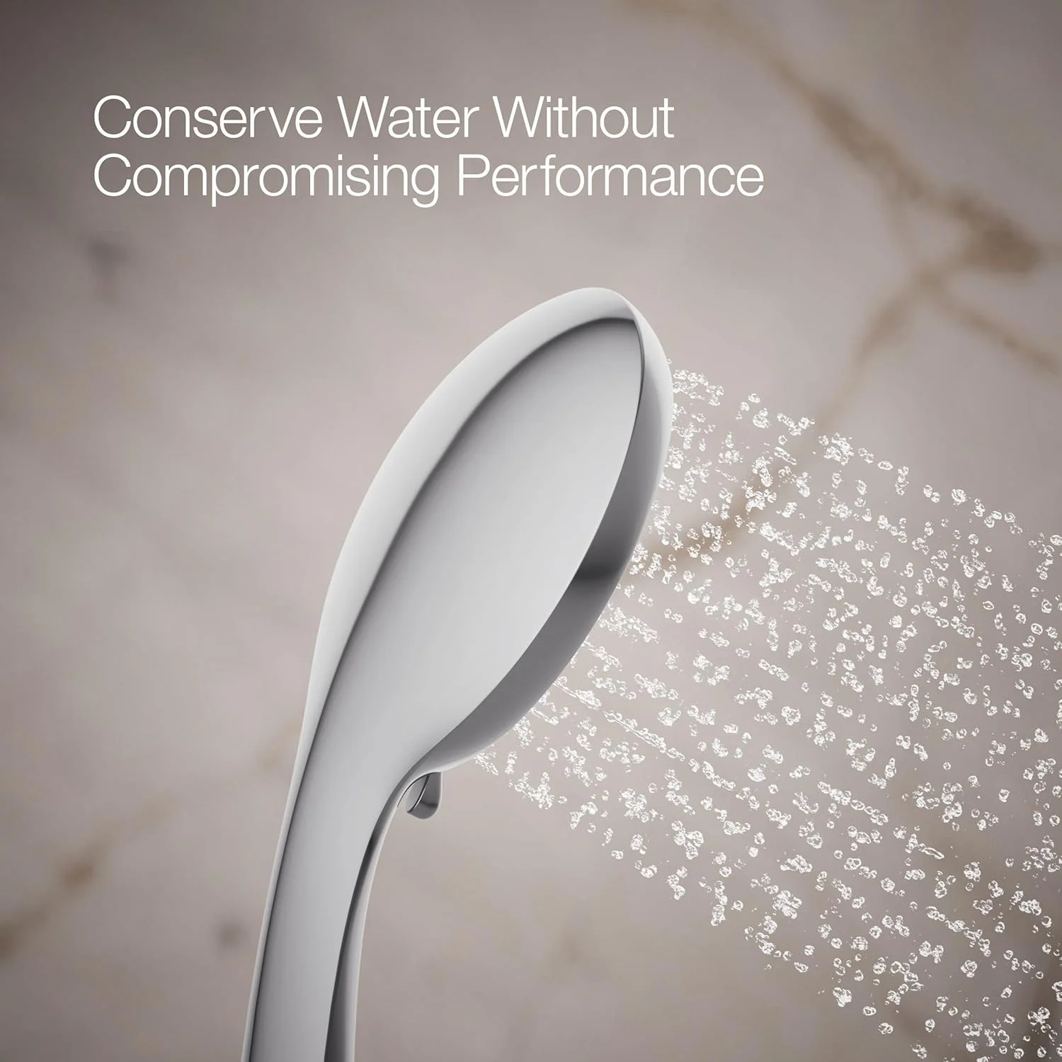 دوش دستی آواکن مدل KOHLER 72421-G-CP، کروم براق