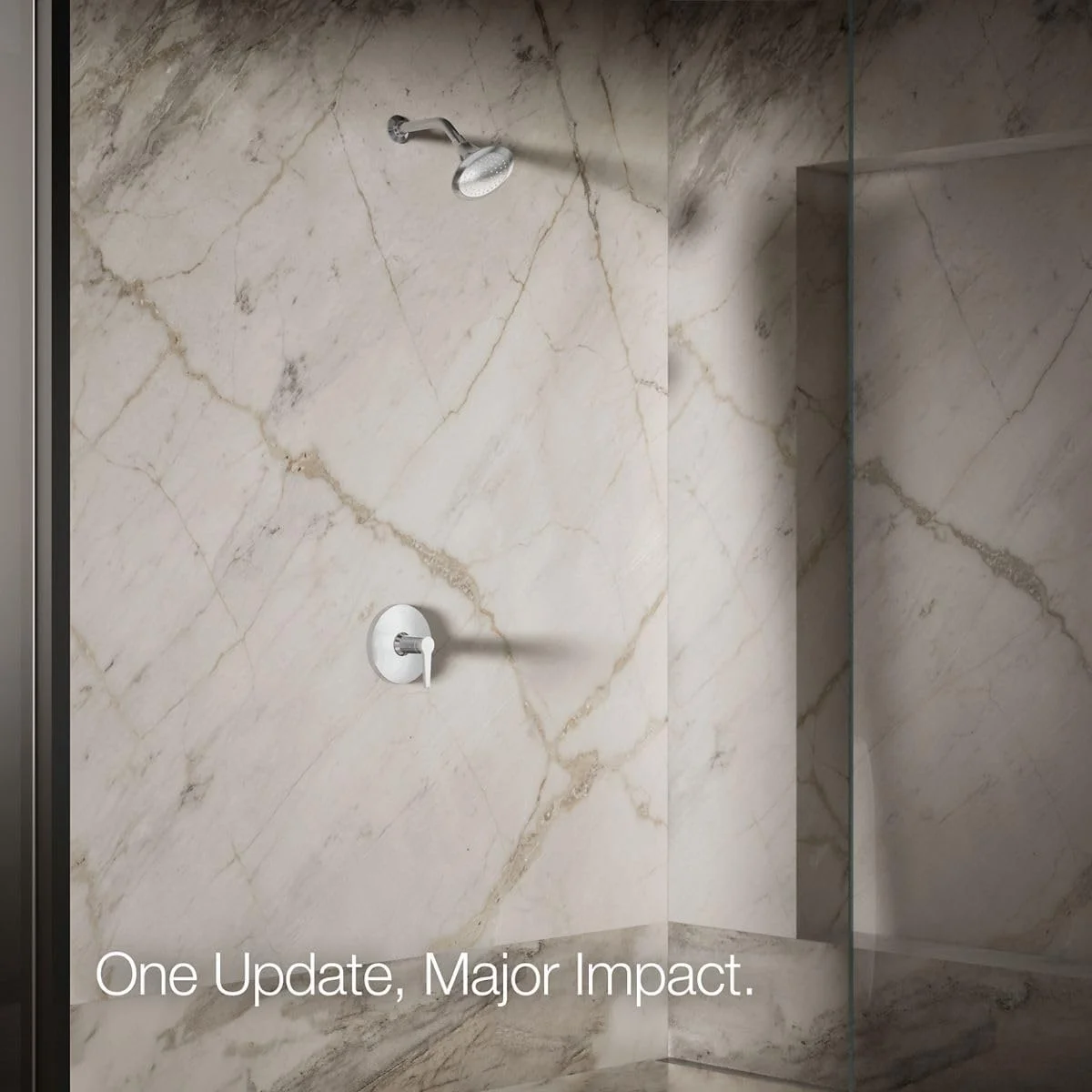 سردوش دیواری تک کاره KOHLER K-10282-AK-CP Forte با نرخ جریان 2.5 GPM و اسپری Katalyst، روکش کروم براق سردوش دیواری تک کاره KOHLER K-10282-AK-CP Forte با نرخ جریان 2.5 GPM و اسپری Katalyst، روکش کروم براق