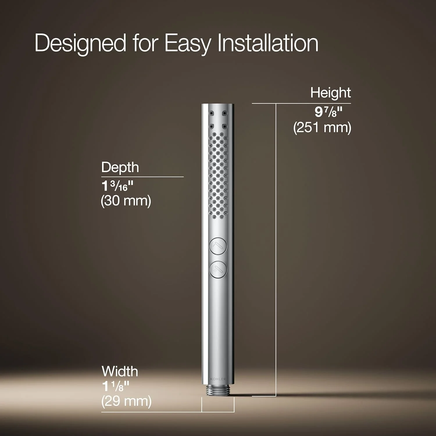 سردوش دستی Kohler K-21335-CP Shift، کروم براق