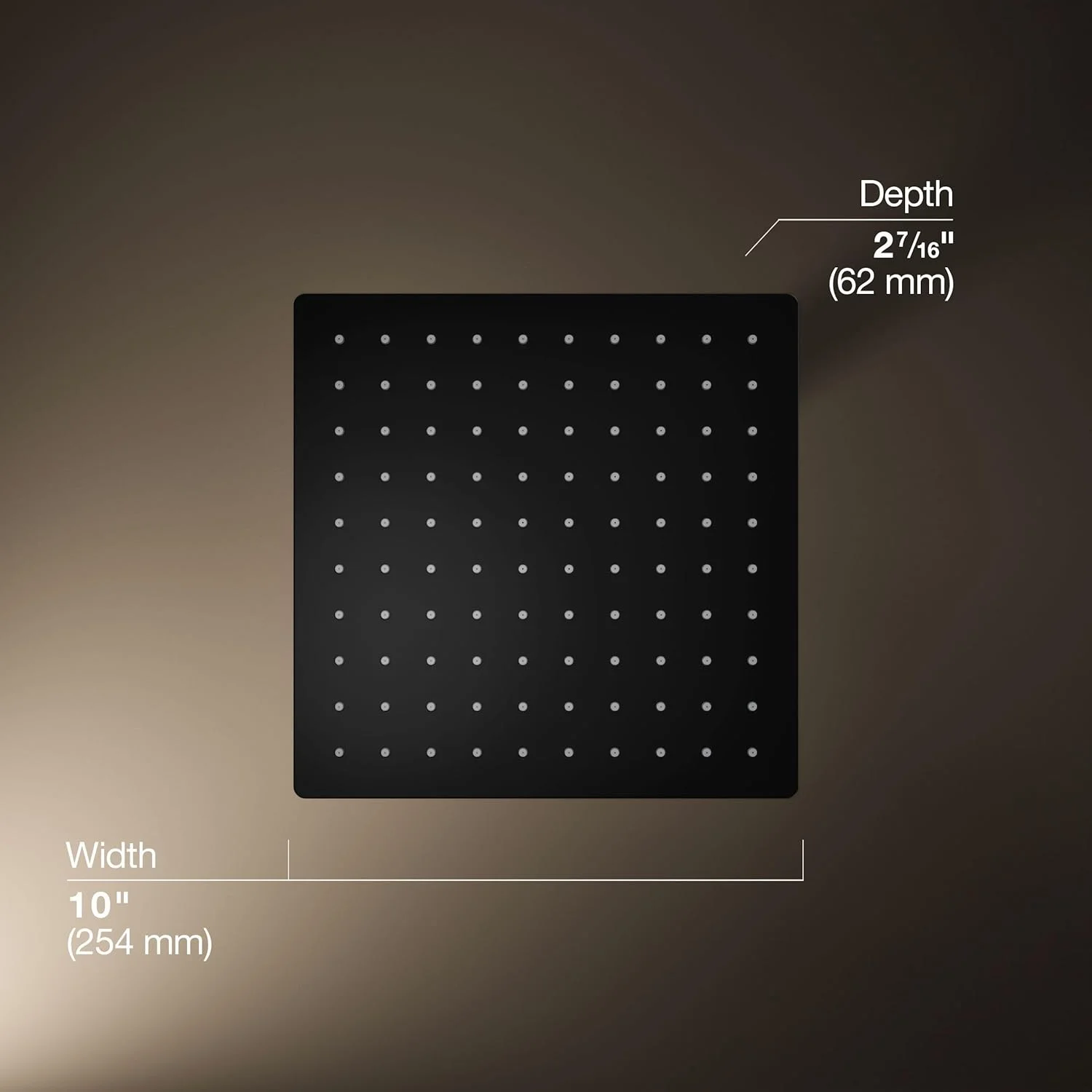 سردوش بارانی Kohler K-26149-BL مدل Honesty، مشکی مات سردوش بارانی Kohler K-26149-BL مدل Honesty، مشکی مات