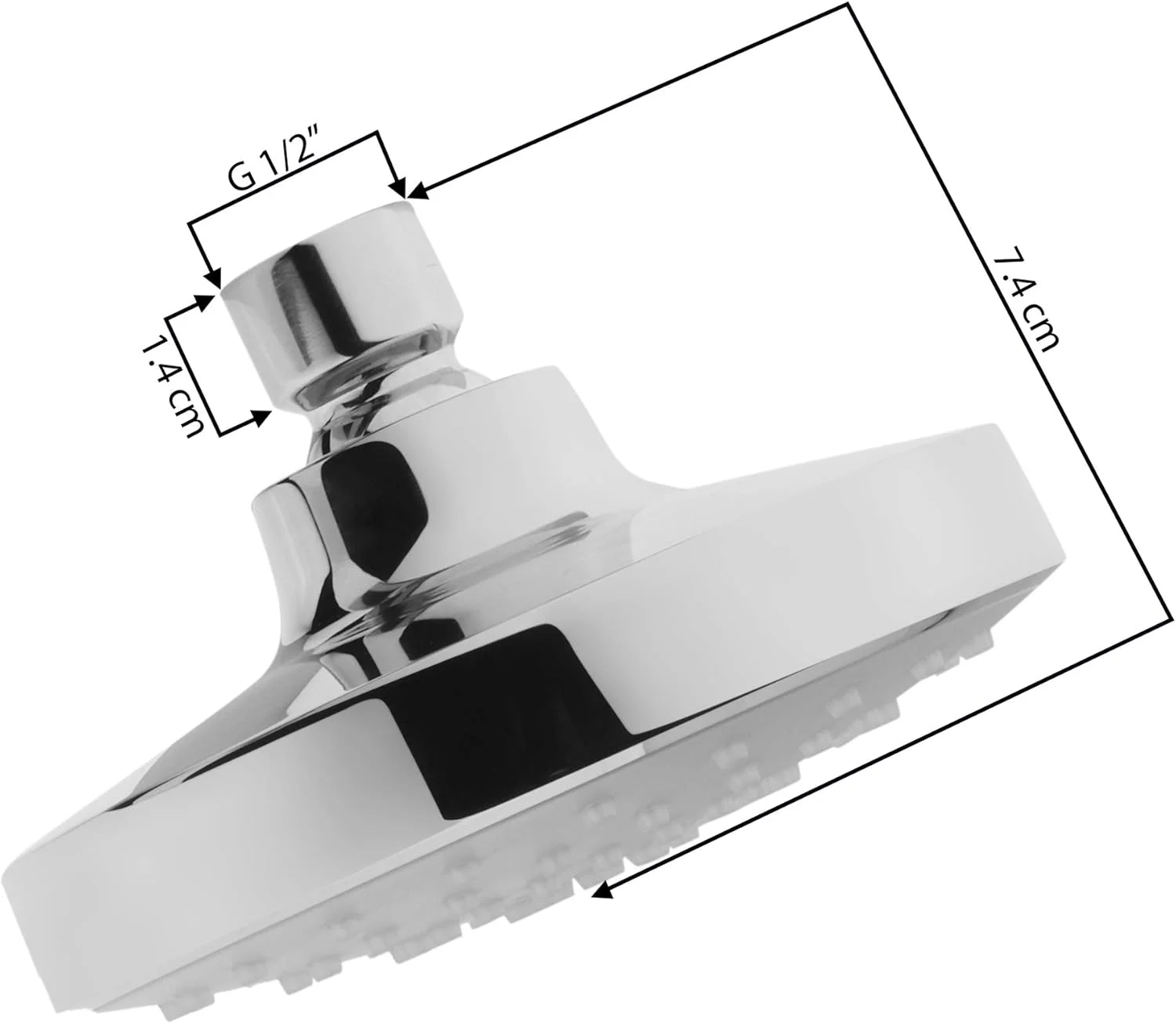 سردوش بارانی 5 اینچی KOHLER Rain Duet، با فناوری اسپری القایی هوا Katalyst و صفحه اسپری MasterClean با قابلیت تمیز کردن آسان (نصب دیواری) سردوش بارانی 5 اینچی KOHLER Rain Duet، با فناوری اسپری القایی هوا Katalyst و صفحه اسپری MasterClean با قابلیت تمیز کردن آسان (نصب دیواری)