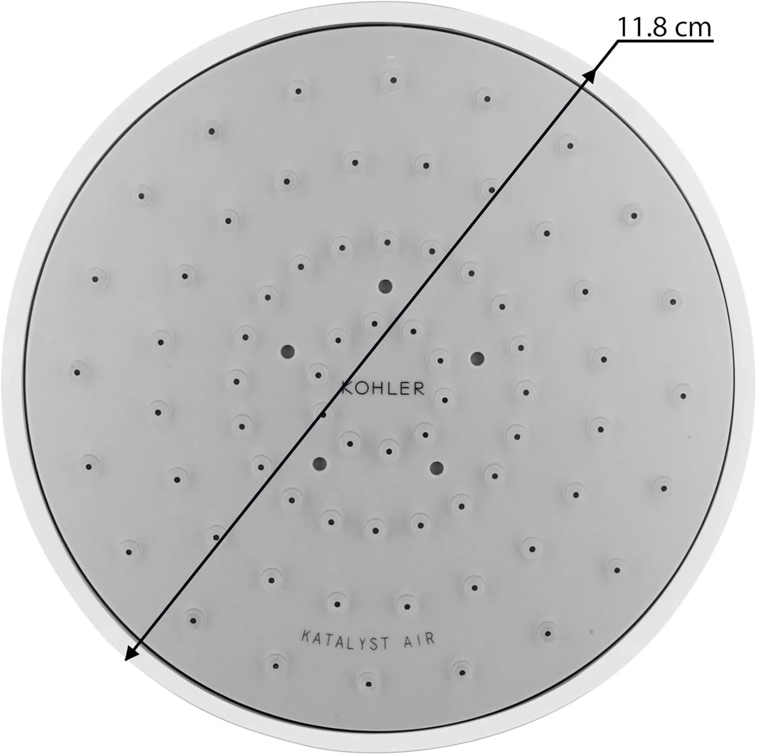 سردوش بارانی 5 اینچی KOHLER Rain Duet، با فناوری اسپری القایی هوا Katalyst و صفحه اسپری MasterClean با قابلیت تمیز کردن آسان (نصب دیواری) سردوش بارانی 5 اینچی KOHLER Rain Duet، با فناوری اسپری القایی هوا Katalyst و صفحه اسپری MasterClean با قابلیت تمیز کردن آسان (نصب دیواری)