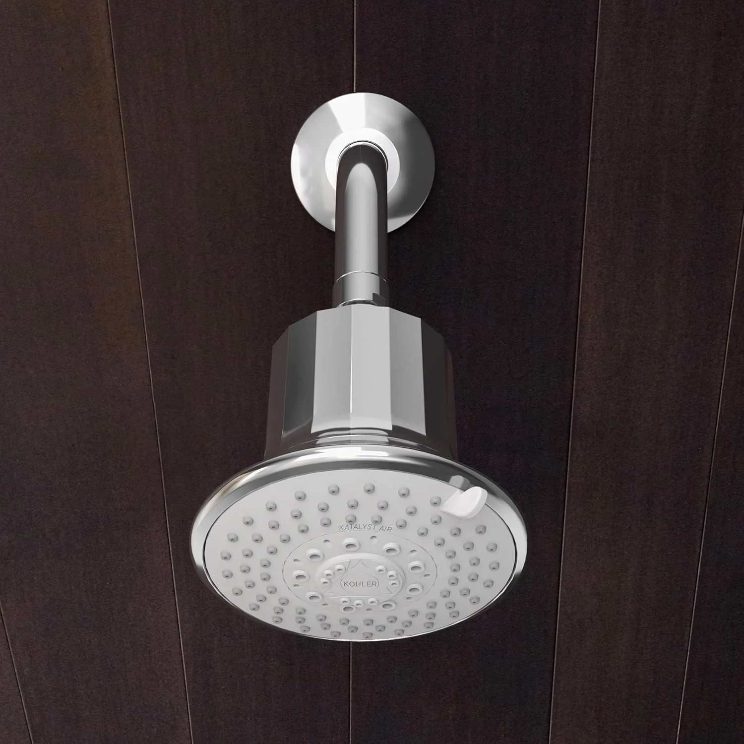 سردوش فیلتردار Kohler Rain Duet - سردوش چند منظوره 5 حالته با کارتریج تصفیه آب - بهترین عملکرد با نرم کننده آب سخت - نصب دیواری، پرداخت پولیشی، کروم - 109 میلی متر، ABS سردوش فیلتردار Kohler Rain Duet - سردوش چند منظوره 5 حالته با کارتریج تصفیه آب - بهترین عملکرد با نرم کننده آب سخت - نصب دیواری، پرداخت پولیشی، کروم - 109 میلی متر، ABS
