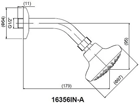 سردوش حمام مکمل Kohler - نقره ای با روکش کروم - سردوش با بازوی دوش و فلنج - پوشش اسپری گسترده و جریان آب برتر - روکش براق و ماندگار 16356IN-A-CP سردوش حمام مکمل Kohler - نقره ای با روکش کروم - سردوش با بازوی دوش و فلنج - پوشش اسپری گسترده و جریان آب برتر - روکش براق و ماندگار 16356IN-A-CP