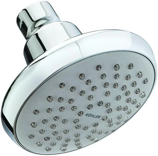 سردوش پلاستیکی 4 اینچی (10.16 سانتی متر) Kohler 72439IN-EC-CP، نقره ای