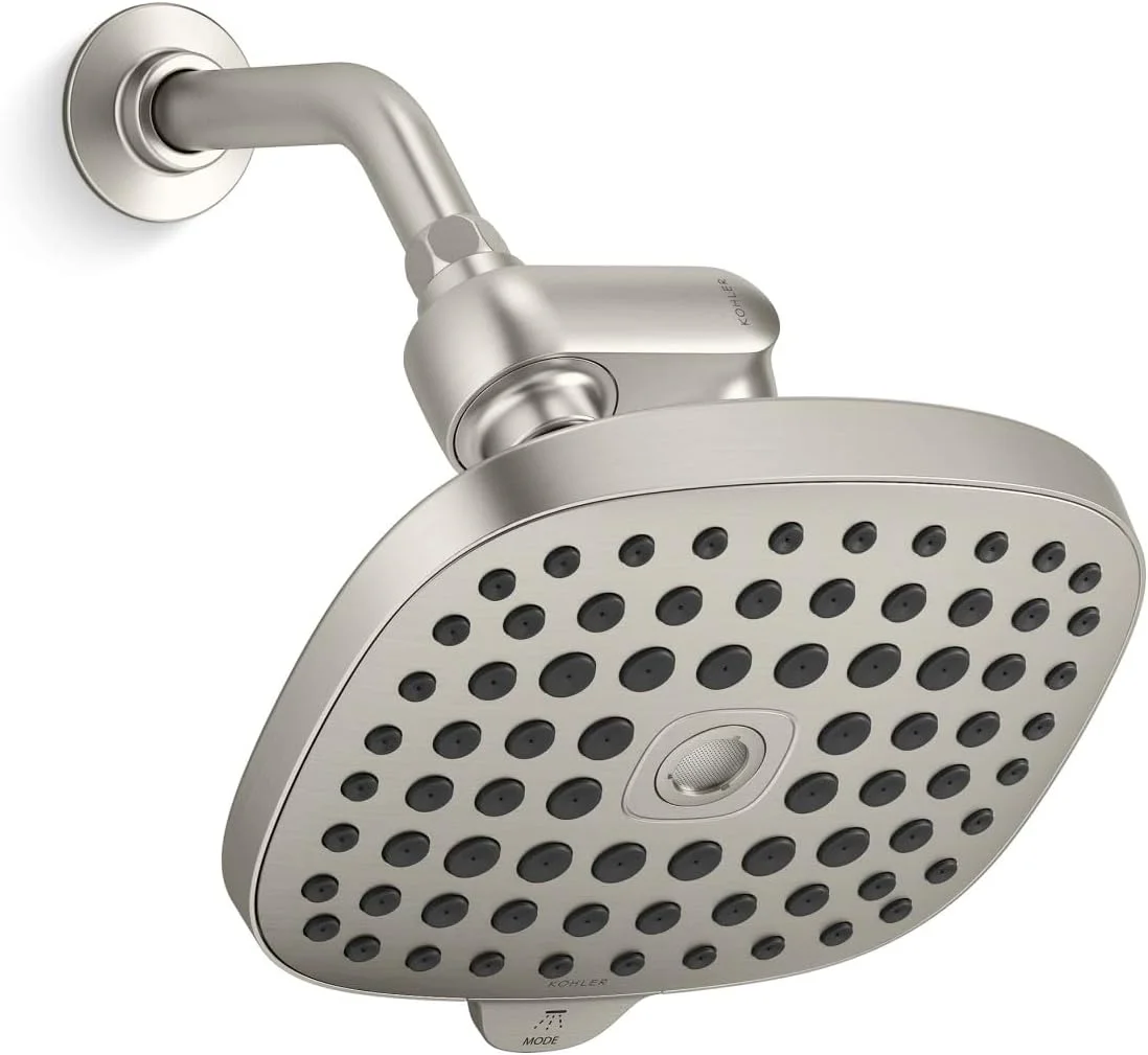 سردوش فیلتردار KOHLER R24670-G-BN Aquifer با سیستم فیلتر آب، سردوش چند منظوره و کیت ترکیبی فیلتر برای پوست و مو، نیکل برس خورده پر جنب و جوش سردوش فیلتردار KOHLER R24670-G-BN Aquifer با سیستم فیلتر آب، سردوش چند منظوره و کیت ترکیبی فیلتر برای پوست و مو، نیکل برس خورده پر جنب و جوش