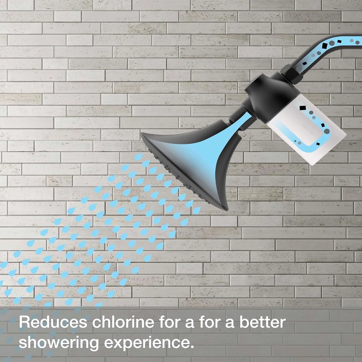 سردوش فیلتردار KOHLER R24670-G-BN Aquifer با سیستم فیلتر آب، سردوش چند منظوره و کیت ترکیبی فیلتر برای پوست و مو، نیکل برس خورده پر جنب و جوش سردوش فیلتردار KOHLER R24670-G-BN Aquifer با سیستم فیلتر آب، سردوش چند منظوره و کیت ترکیبی فیلتر برای پوست و مو، نیکل برس خورده پر جنب و جوش