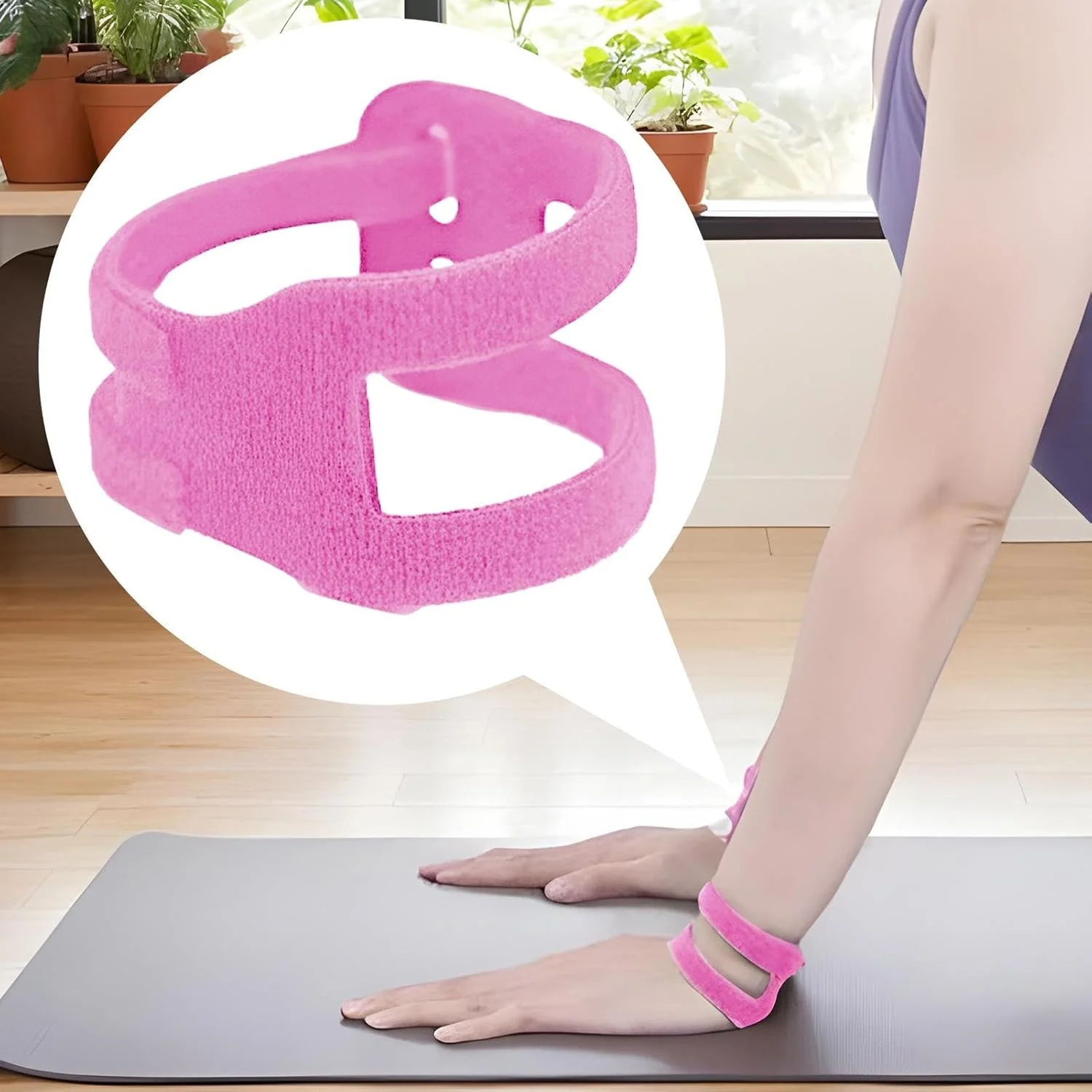 مچ بند مچی، بند فشاری مچ - محافظ مچ تنفسی برای تنیس، گلف، وزنه برداری، ژیمناستیک